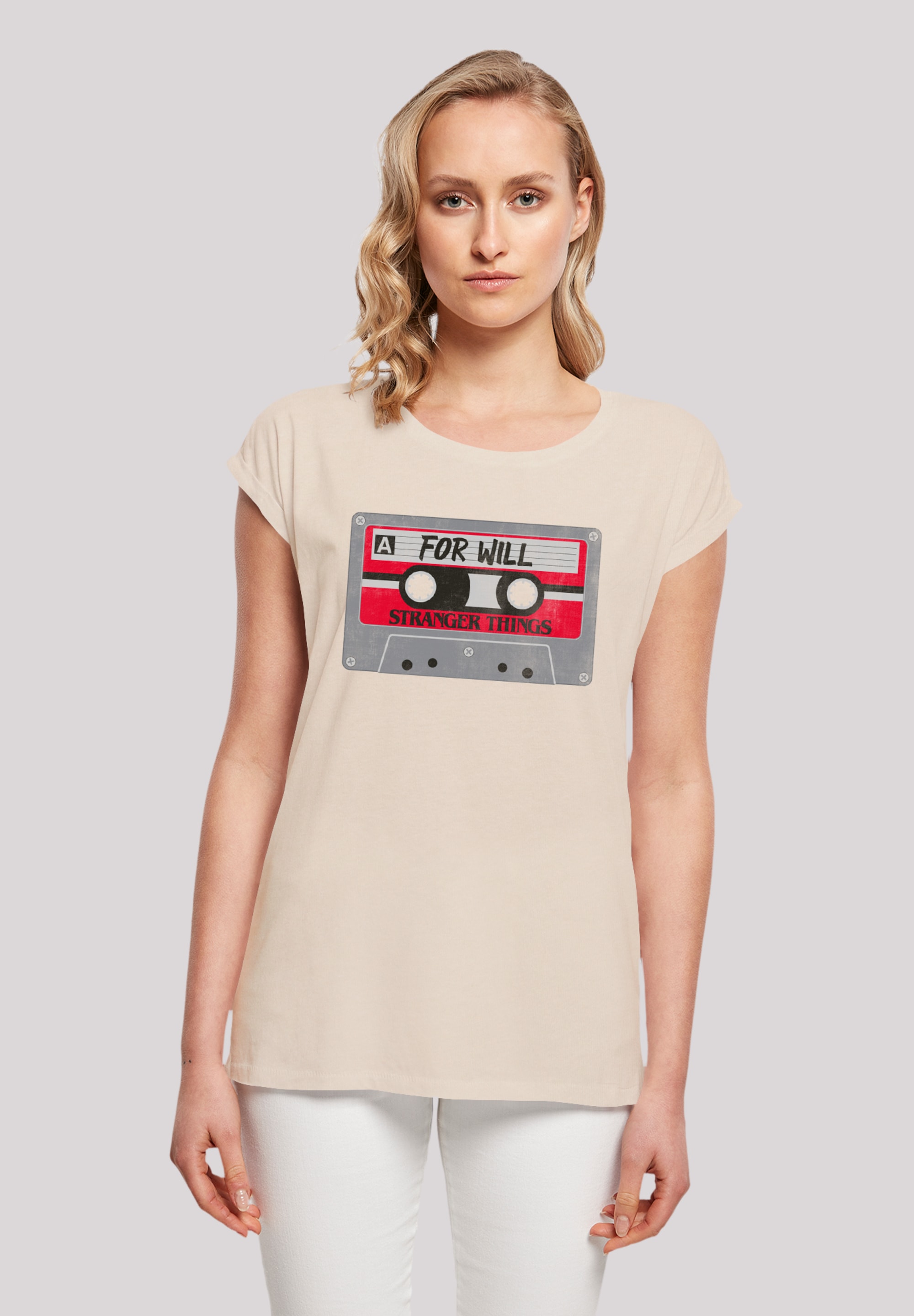 F4NT4STIC T-Shirt "Stranger Things Cassette For Will", Premium Qualität günstig online kaufen