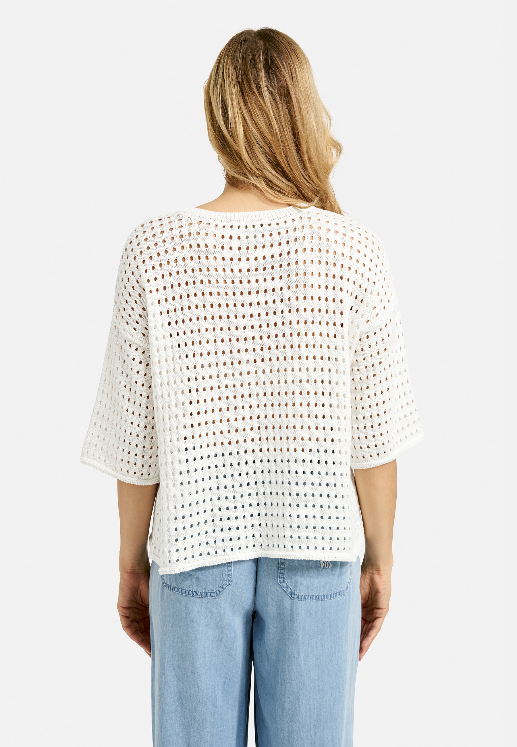 Smith & Soul Kurzarmpullover, mit überschnittenen Schultern