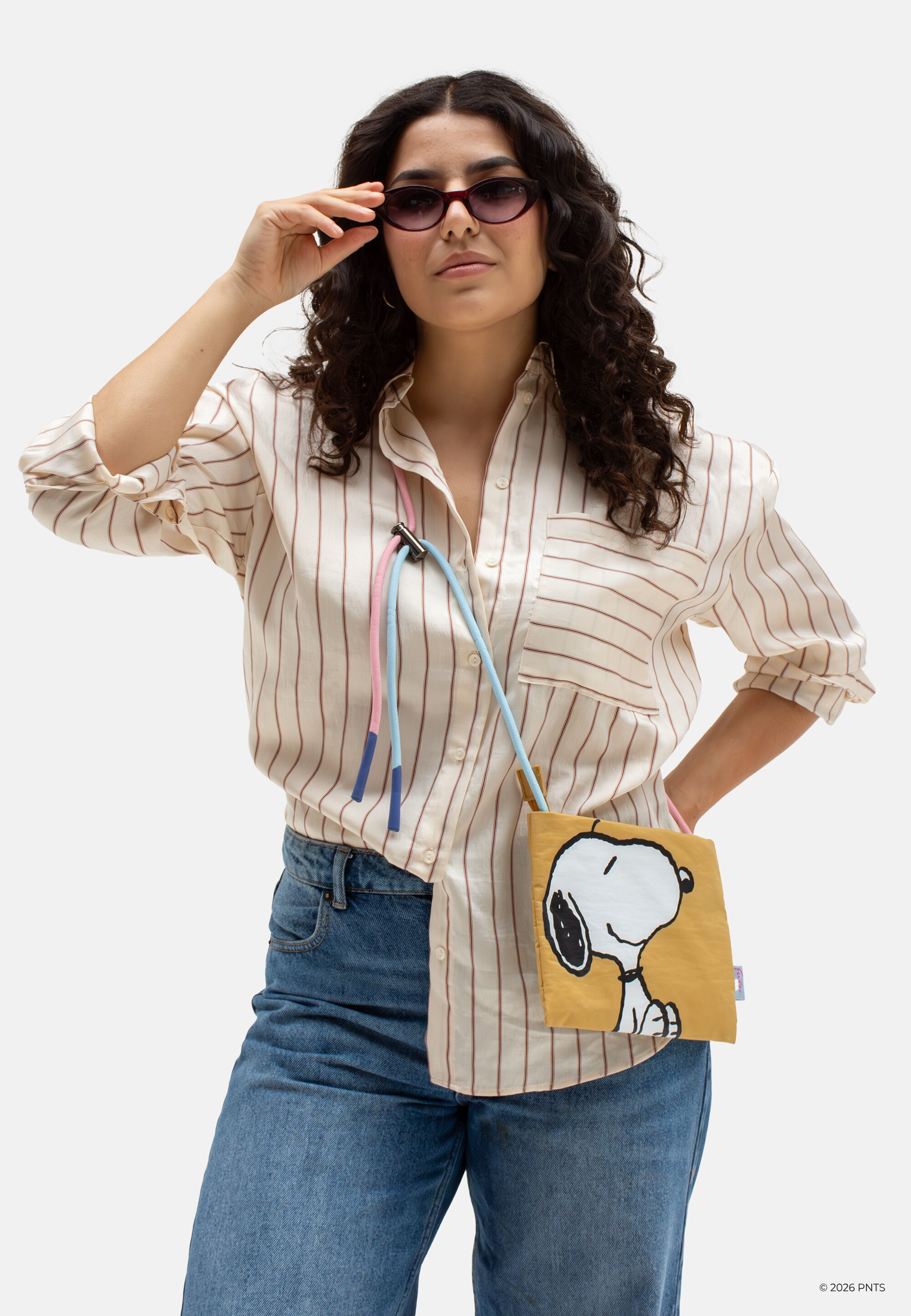 Fritzi aus Preußen Umhängetasche »PeanutsTM x fritzi Fritzi ME Satisfied« mit Peanuts-Motiv