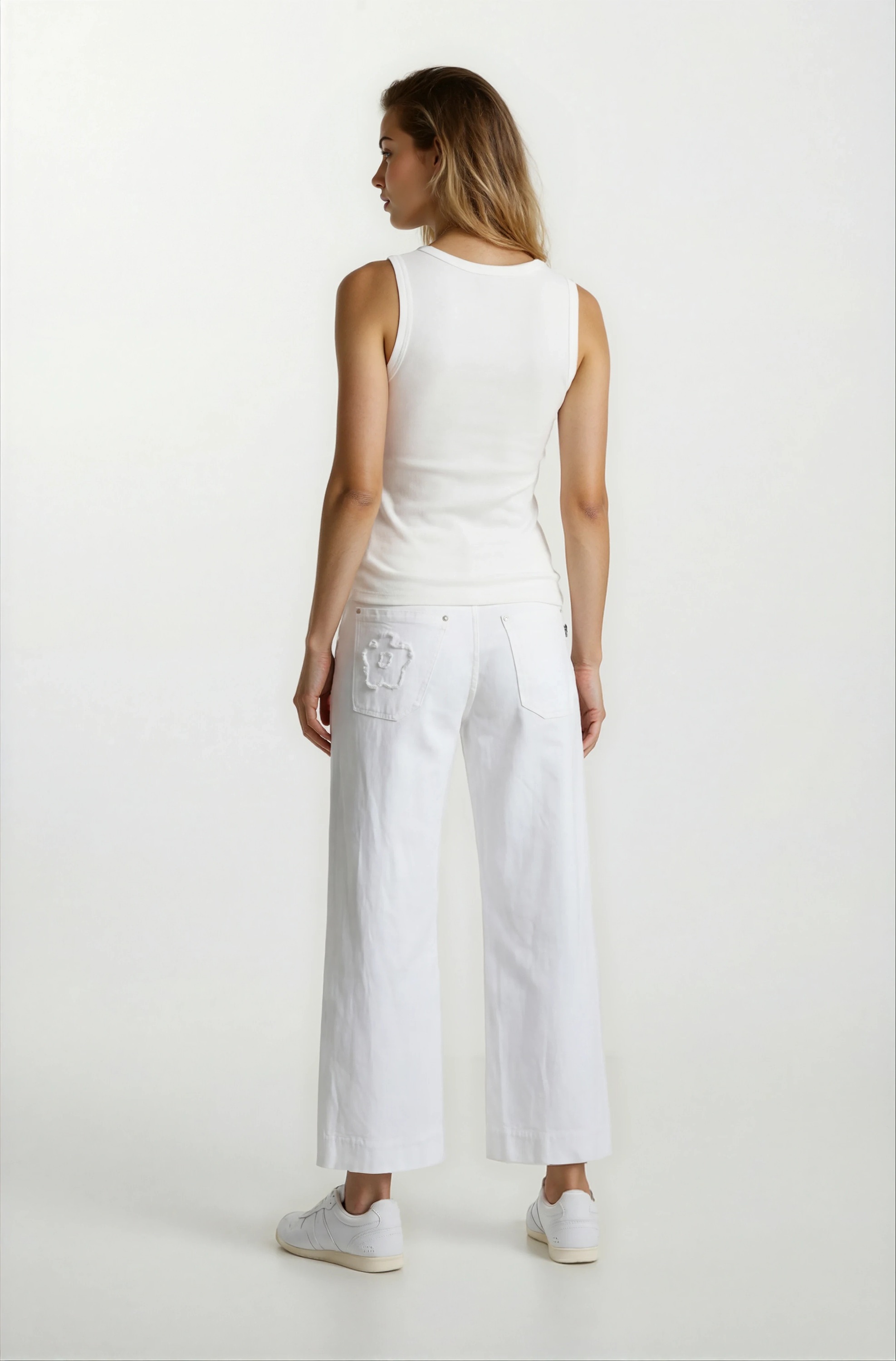 Smith&Soul Wide Leg Jeans White 28 3