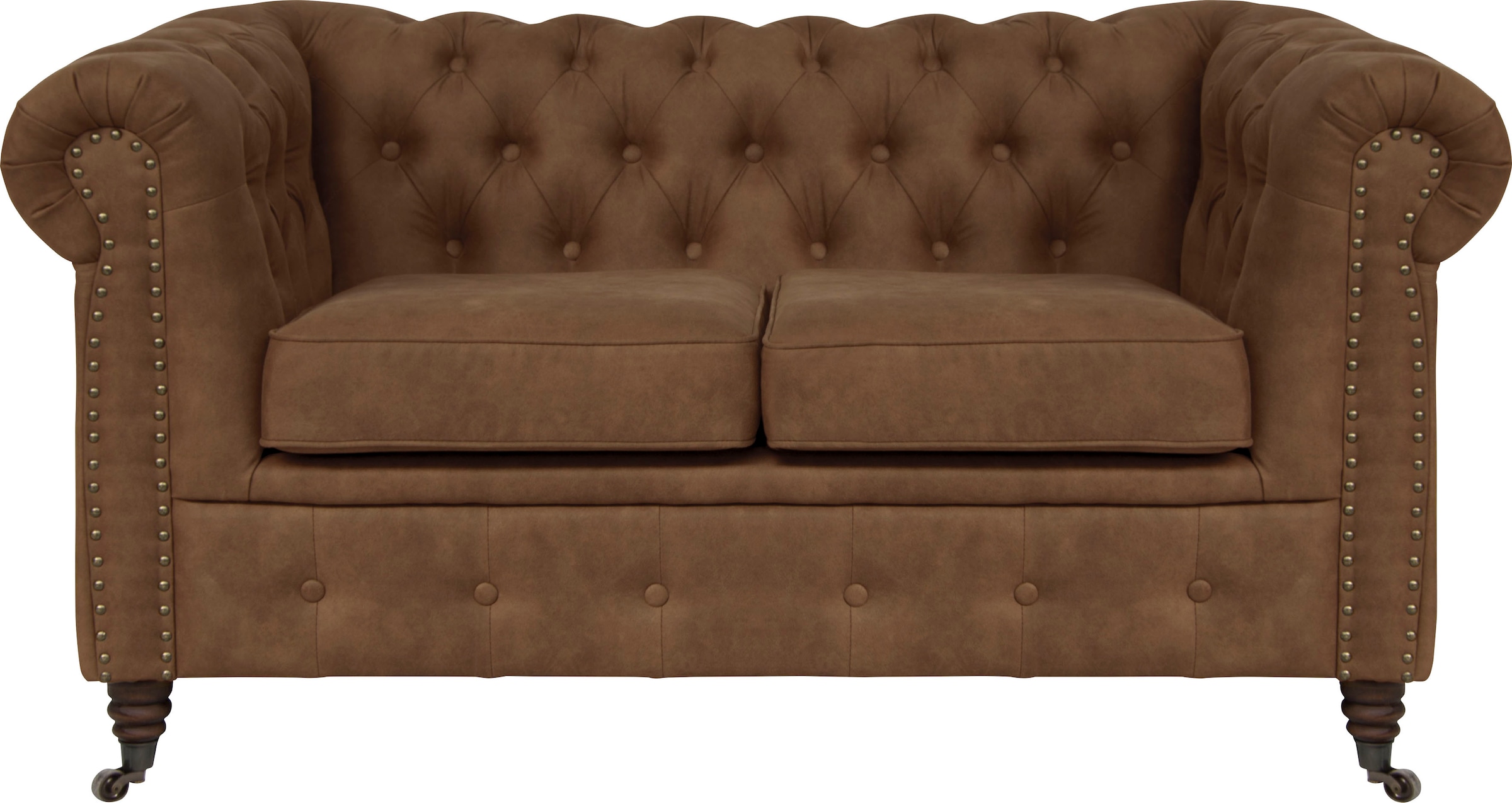 Home affaire Chesterfield-Sofa "Aarburg", aufwändige Knopfheftung und Ziernägel im Chesterfield-Design