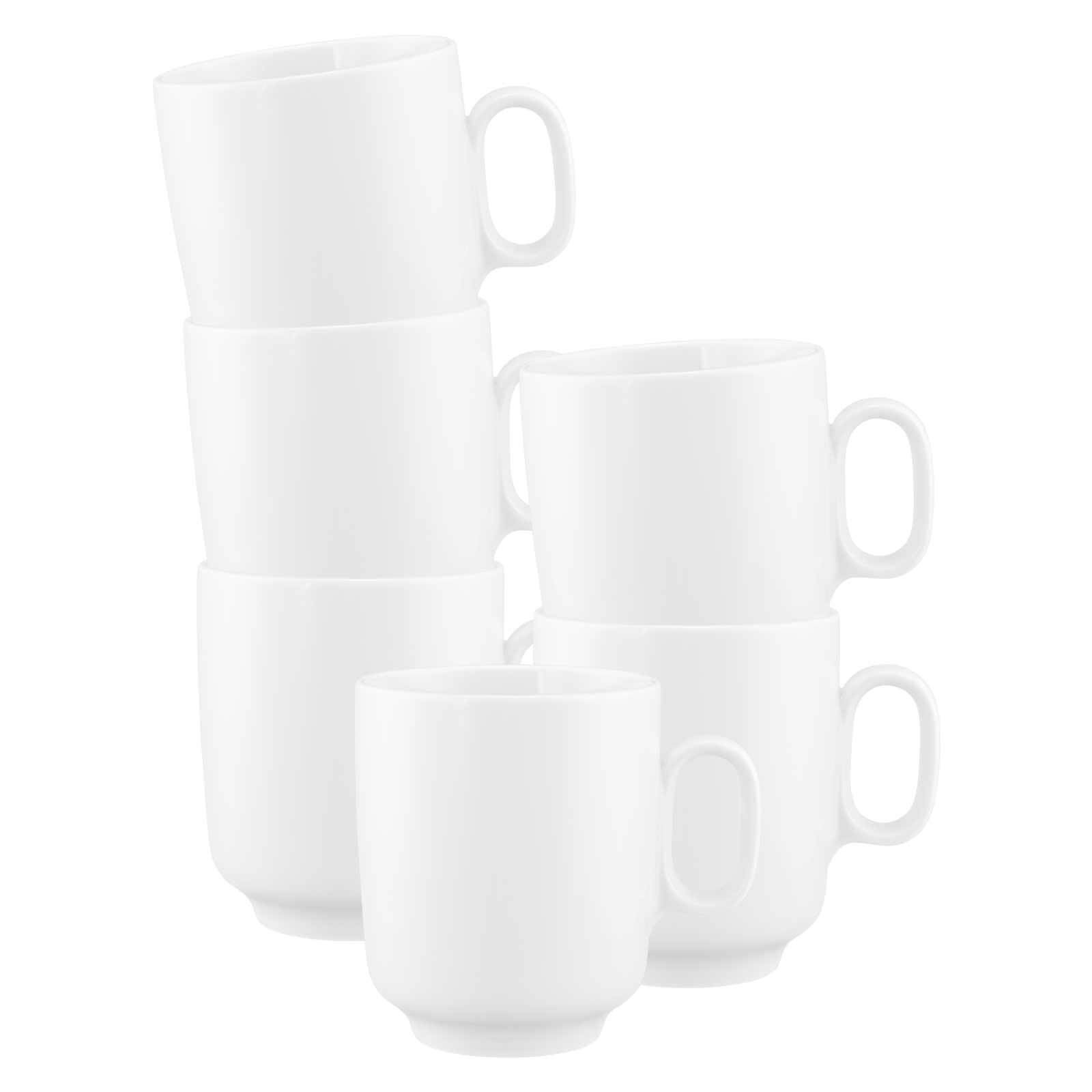 Seltmann Weiden Becher "Henkelbecher Sento Home 400 ml 6er Set weiß" günstig online kaufen