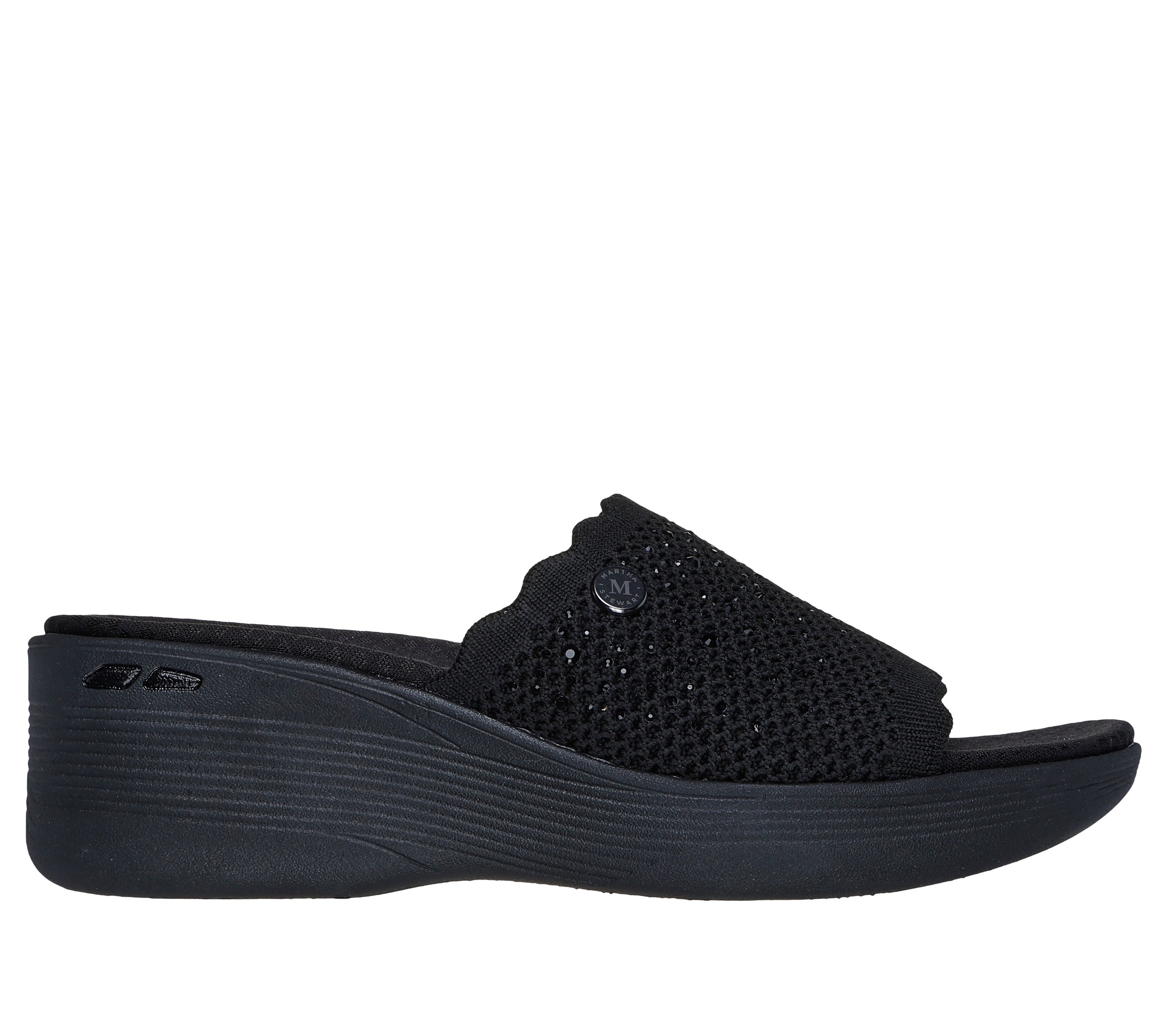 Skechers Pier-Lite-Light Essence Slide Sandal Black 35 2