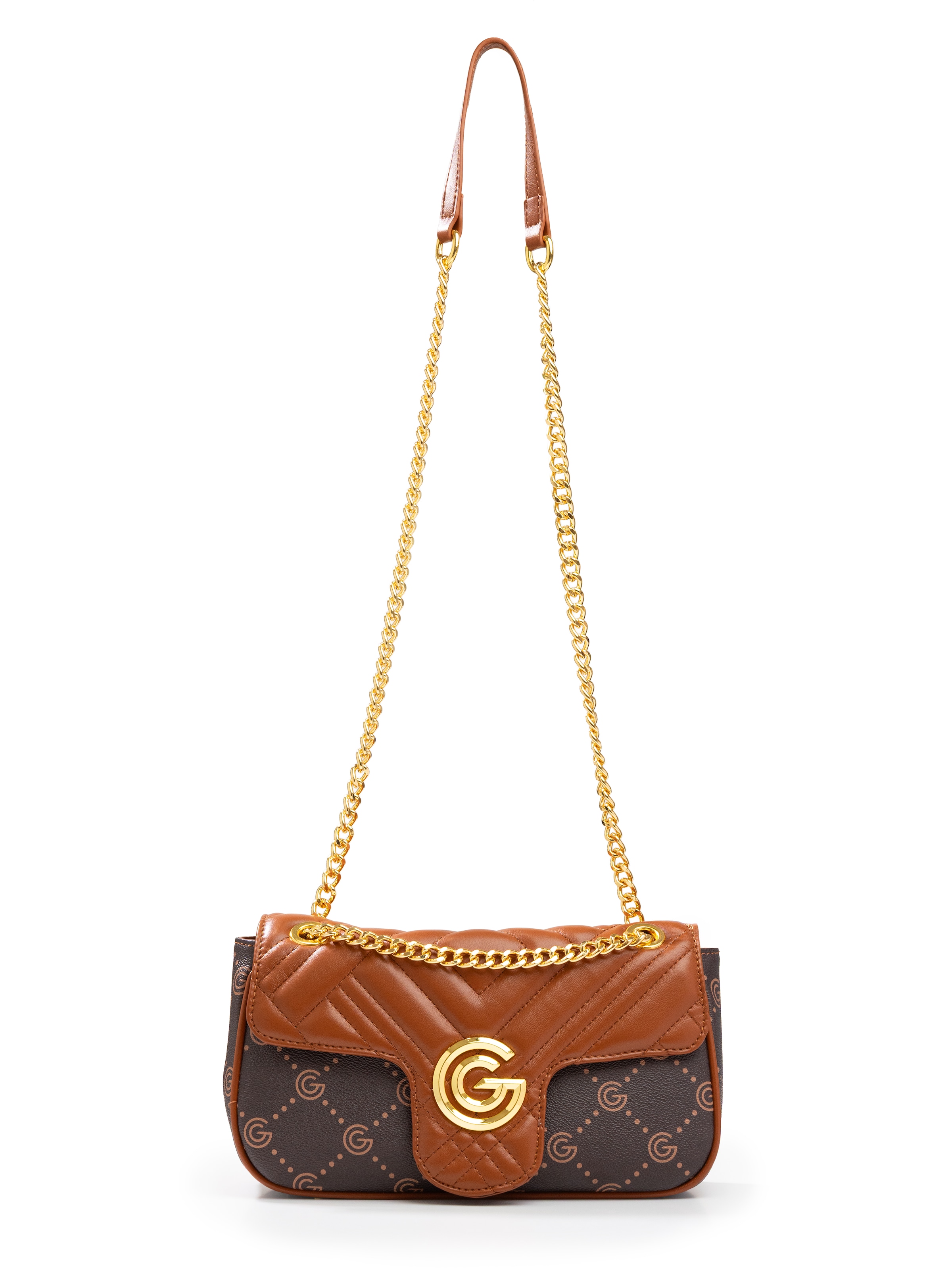 GABRIELLA G By Gabriella Gucci Umhängetasche »CINDY« Damen Umhängetasche, Handtasche, Tragetasche mit Logoverzierung