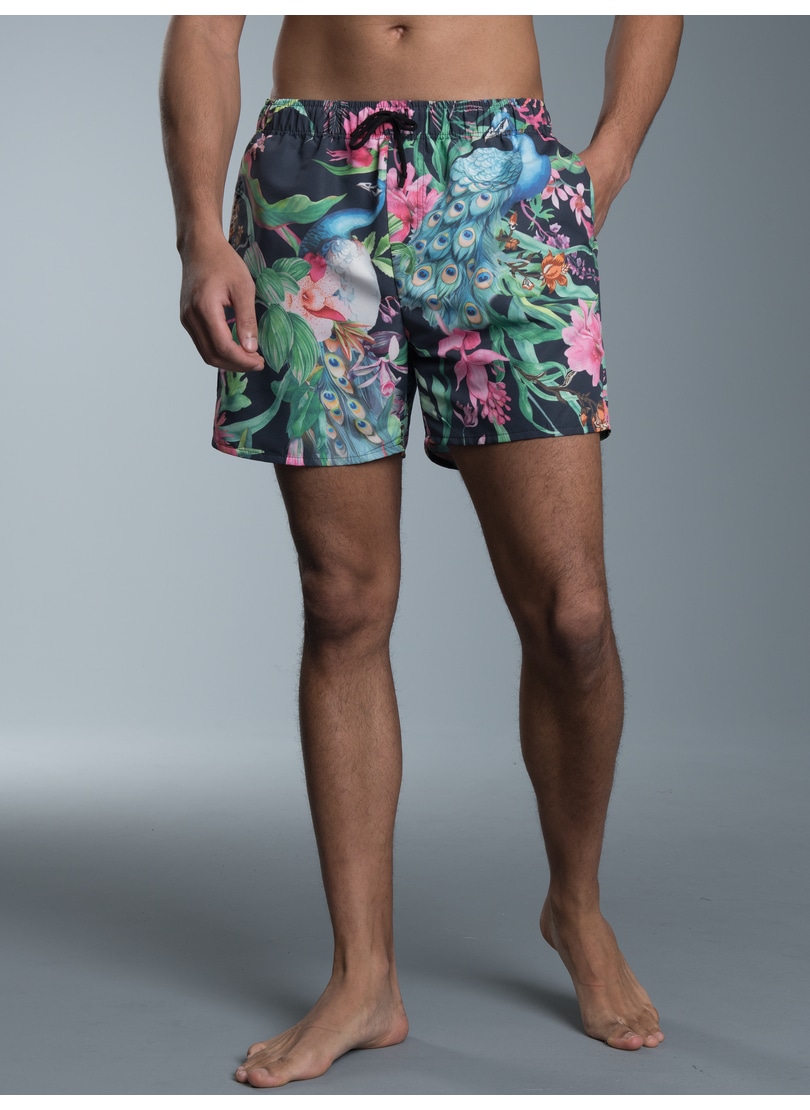 Trigema Shorts "TRIGEMA Bade-/Freizeitshorts mit Druckmotiv" günstig online kaufen