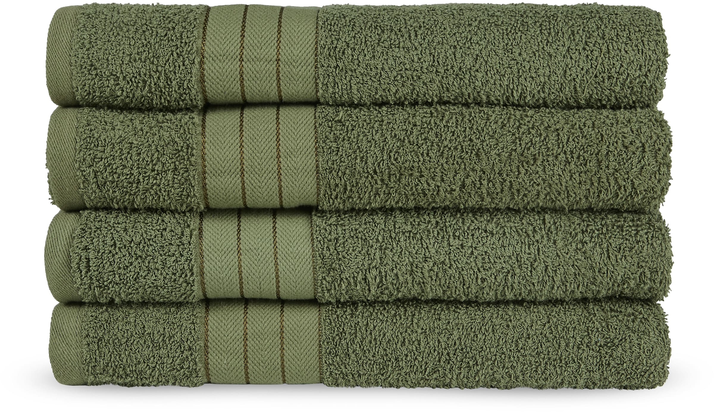 good morning Handtücher "Uni Good Morning" Baumwolle, Walkfrottee, Bordüre, günstig online kaufen