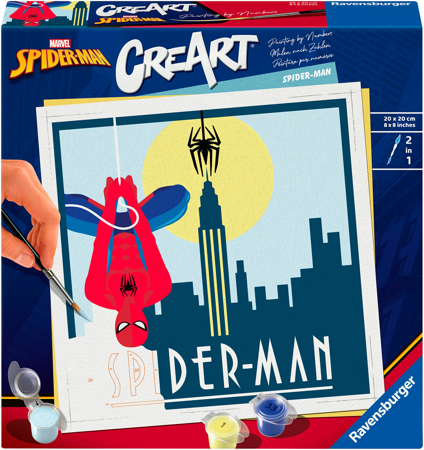 Ravensburger Malen nach Zahlen »CreArt, Spider-Man«, Made in Europe