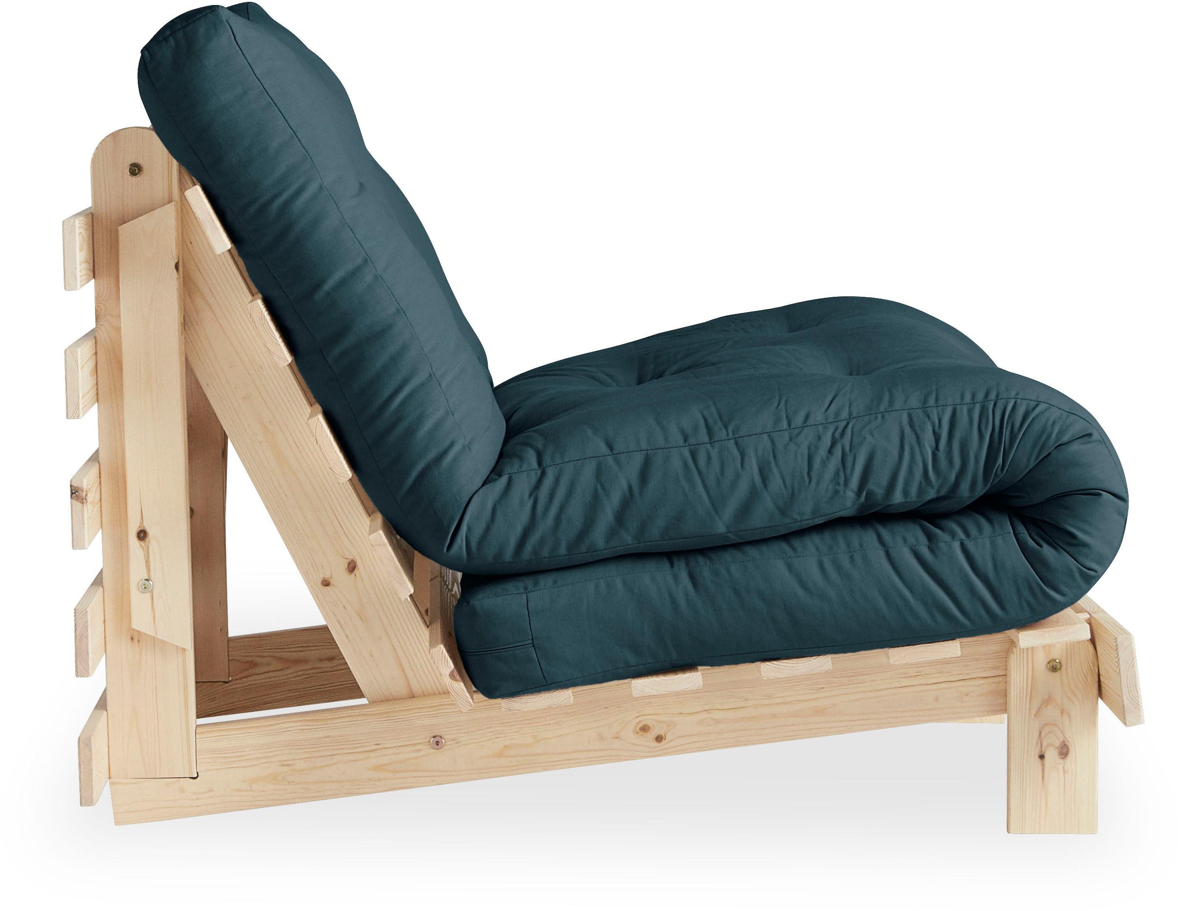 Karup Design Schlafsofa »Roots 90 Schlafsofa, Gästebett, Sofa mit Futonmatratze«, Inkl. Futonmatratze, Liegefläche 90x200 cm, FSC® zertifizierte Kiefer