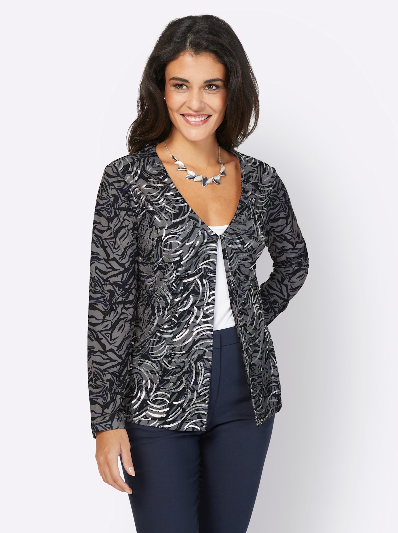 creation L Shirtjacke "Shirtjacke", 1 Stk. günstig online kaufen