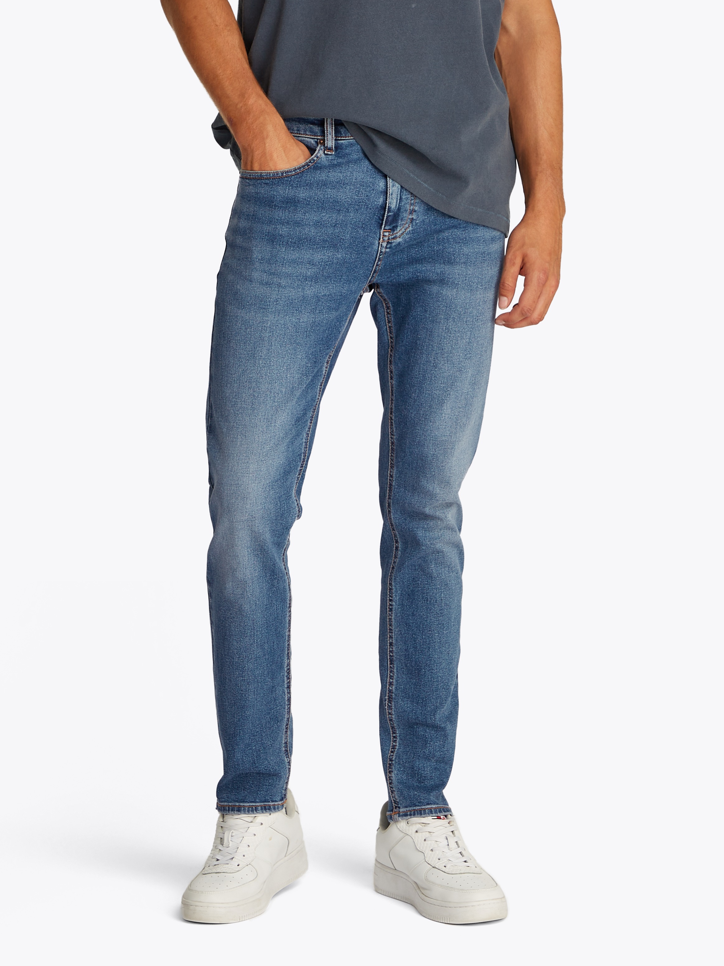 Tommy Jeans Slim-fit-Jeans "Austim Slim Tapered", Mit Gürtelschlaufen günstig online kaufen