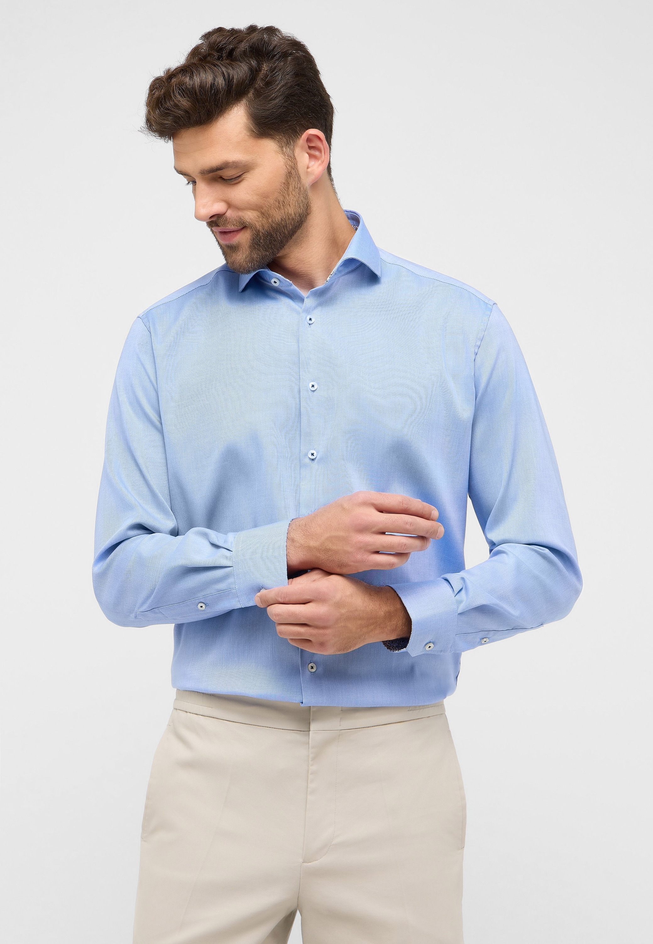 Eterna Langarmhemd »COMFORT FIT« NON IRON (bügelfrei)