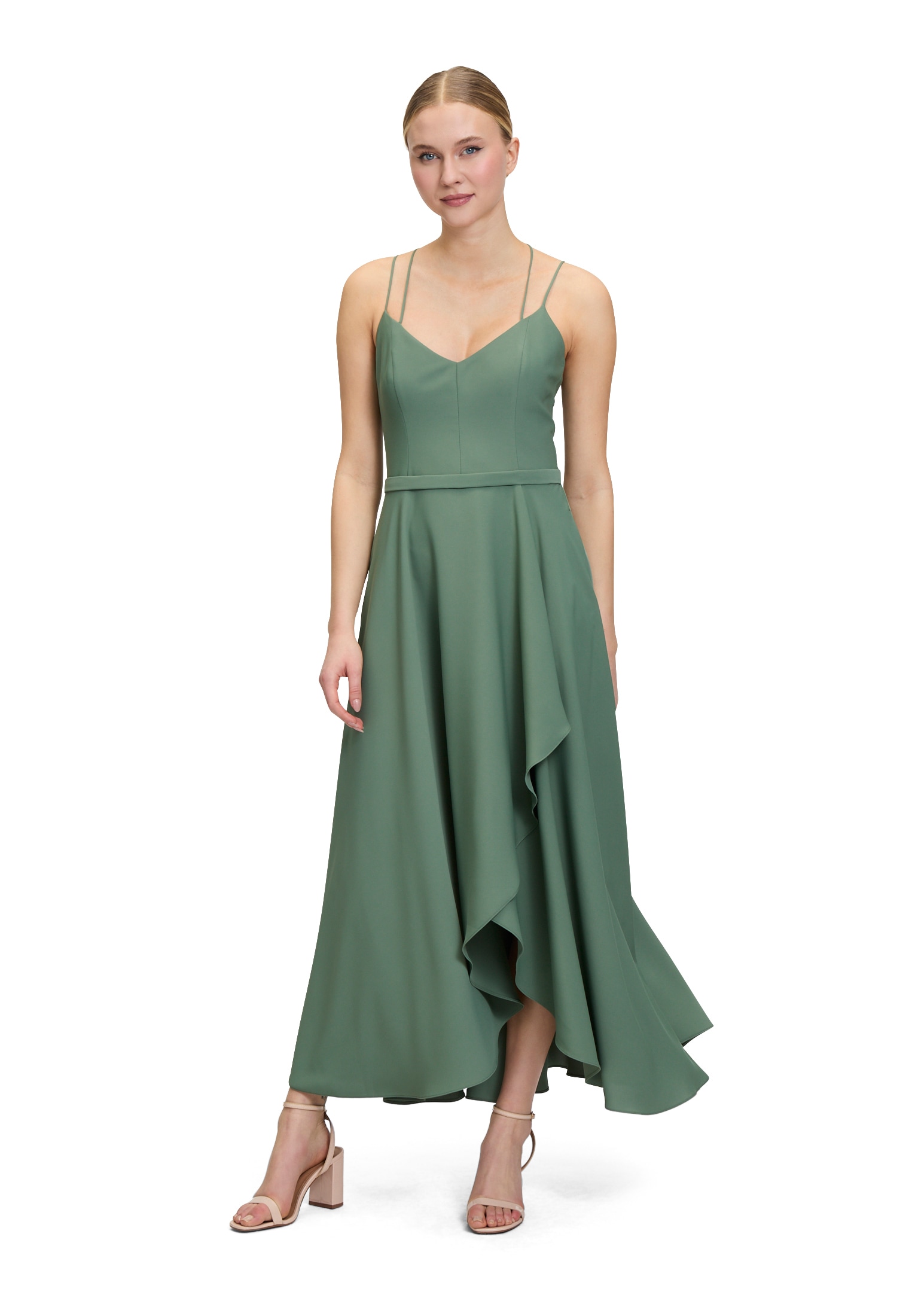 Vera Mont Abendkleid "Vera Mont Damen Abendkleid mit Volant", Design günstig online kaufen
