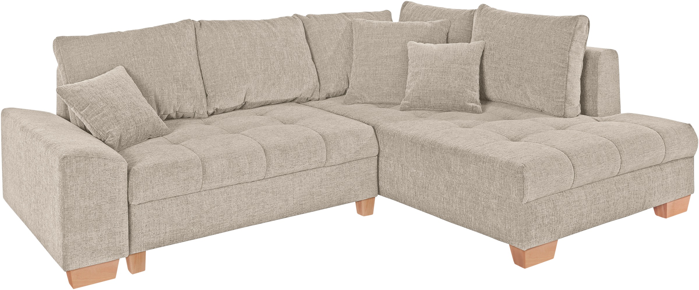 INOSIGN Ecksofa »Nikita L-Form« patogi su Kalt...