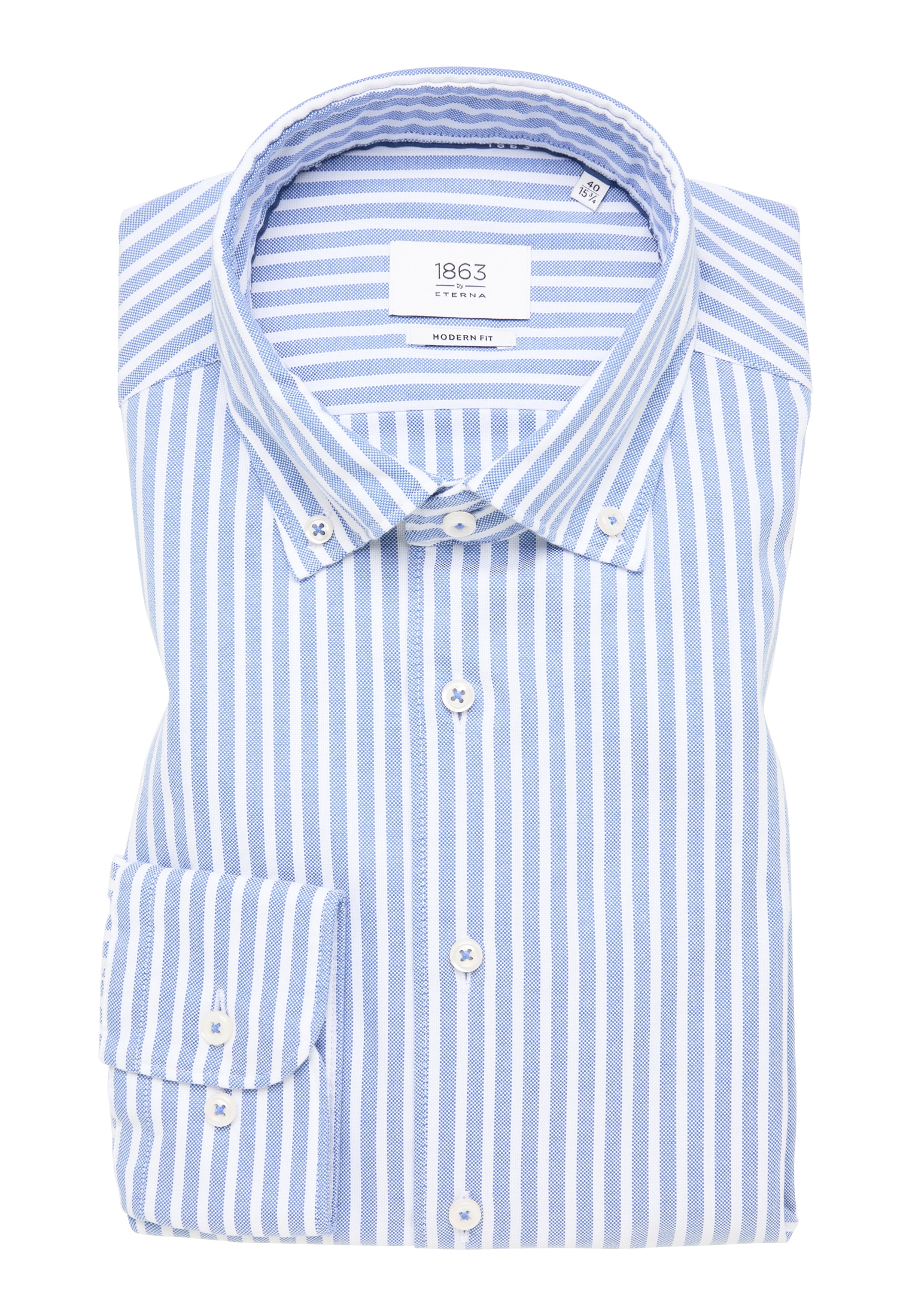Eterna Langarmhemd »MODERN FIT«, EASY IRON (bügelleicht)