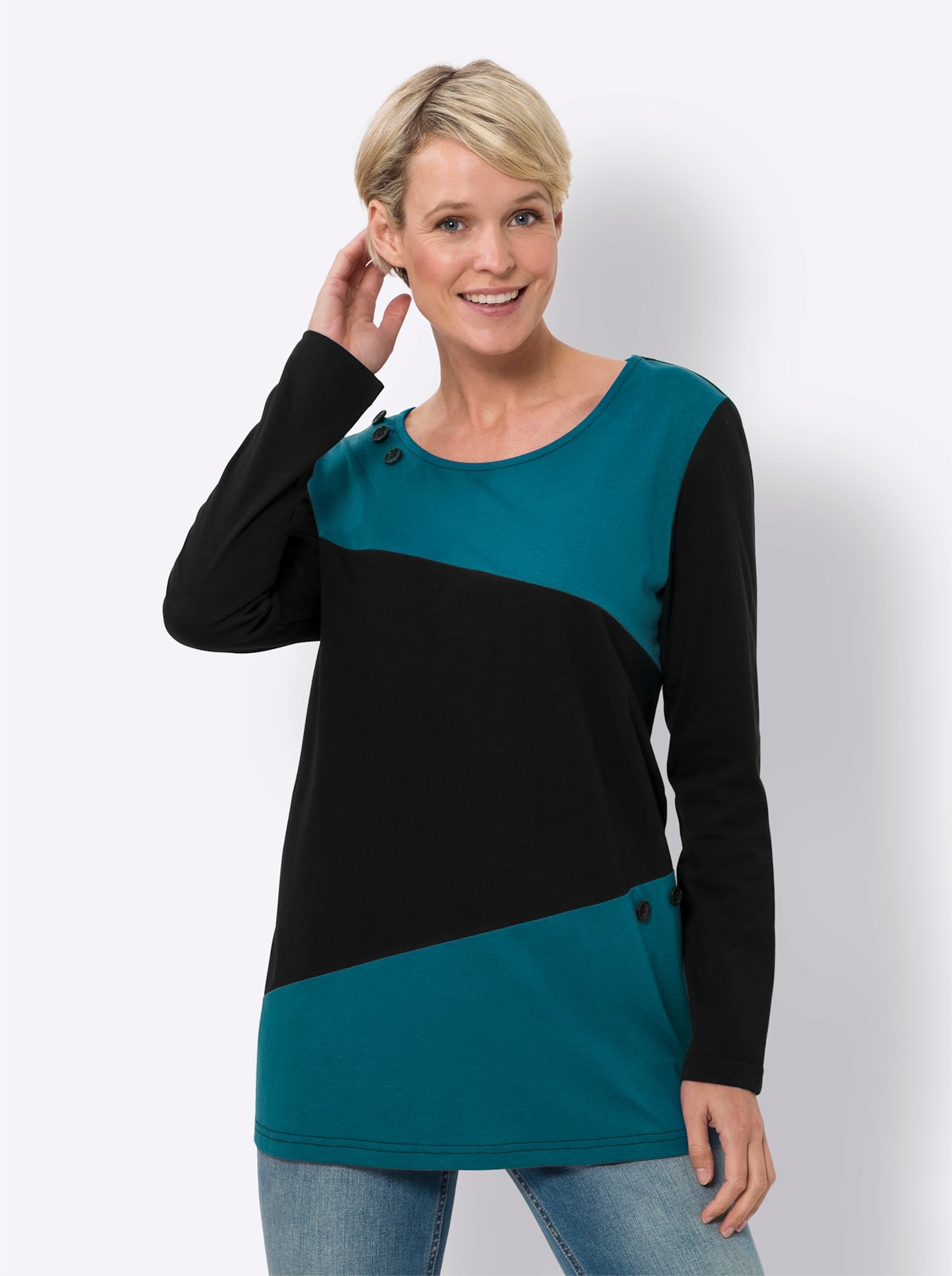 Classic Basics Langarmshirt "Longshirt", 1 Stk. günstig online kaufen