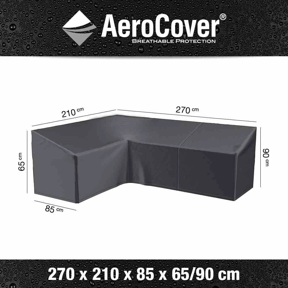 Aerocovers Gartenmöbel-Schutzhülle »Loungehülle 270x210x85xH65/90«, Loungehülle 270x210x85xH65/90 cm