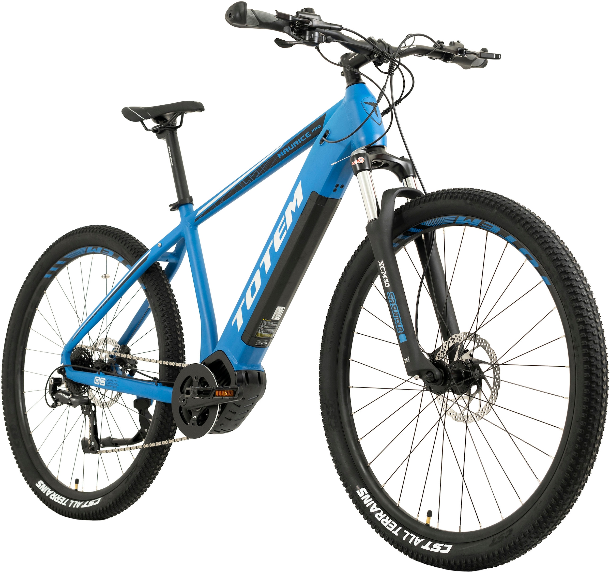 TOTEM E-Bike »Maurice Pro«, 9 Gang, Shimano, Altus, Mittelmotor 250 W, Pedelec, Elektrofahrrad für Damen u. Herren, MTB, Mountainbike