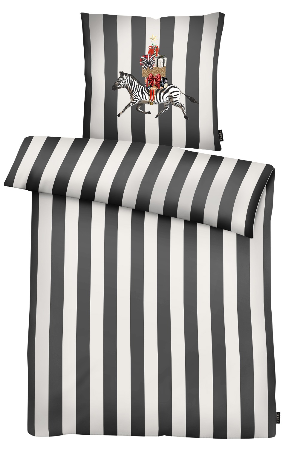 APELT Bettwäsche »Pepe« 2 Bettwäsche-Set mit Reißverschluss, Baumwoll-Satin, Digitaldruck