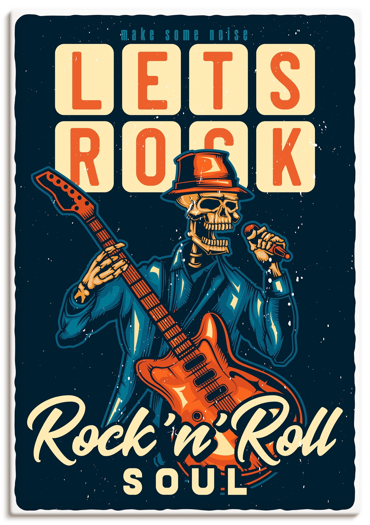 Artland Wandbild "Lets rock" 1 Stk. tlg. als Alubild, Leinwandbild, Poster, Wandaufkleber in verschied. Größen