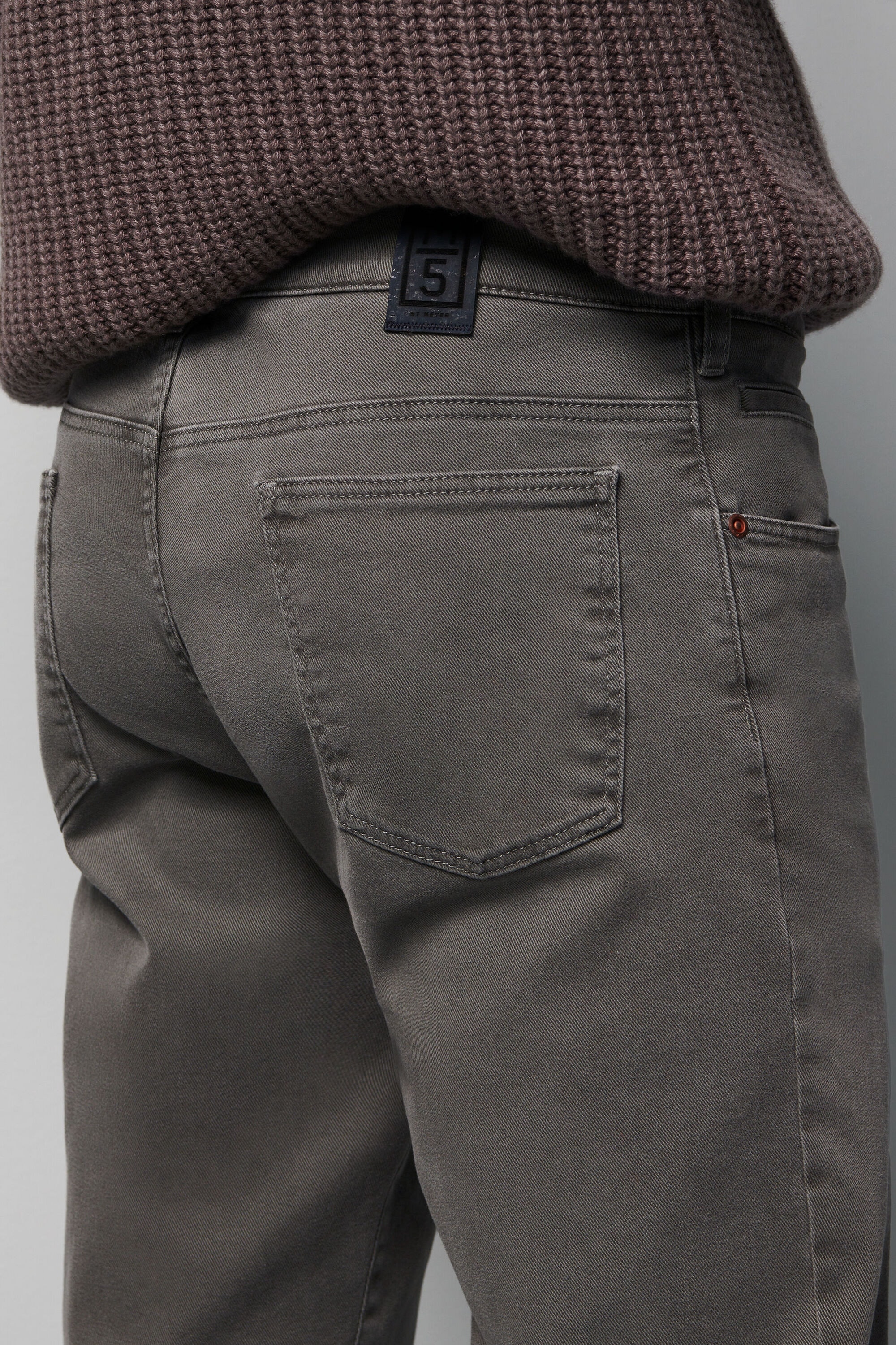 MEYER 5-Pocket-Jeans »Five-Pocket-Hose« M5 Regular im unifarbenem Design
