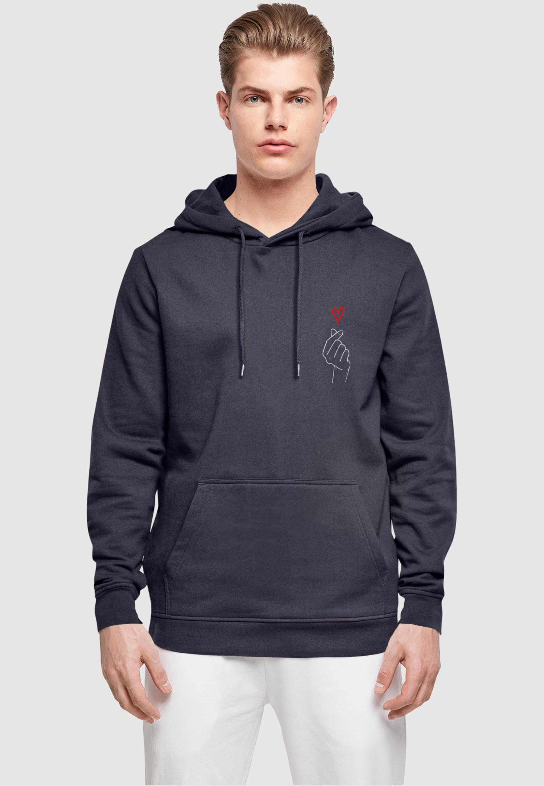 Merchcode Kapuzensweatshirt »Merchcode Herren K Heart Basic Hoody«, (1 tlg.)