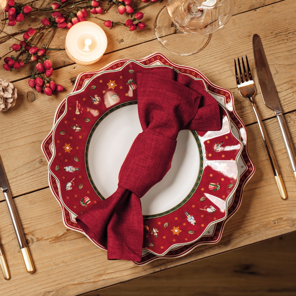 Villeroy & Boch Toys Delight Red Flat Plate