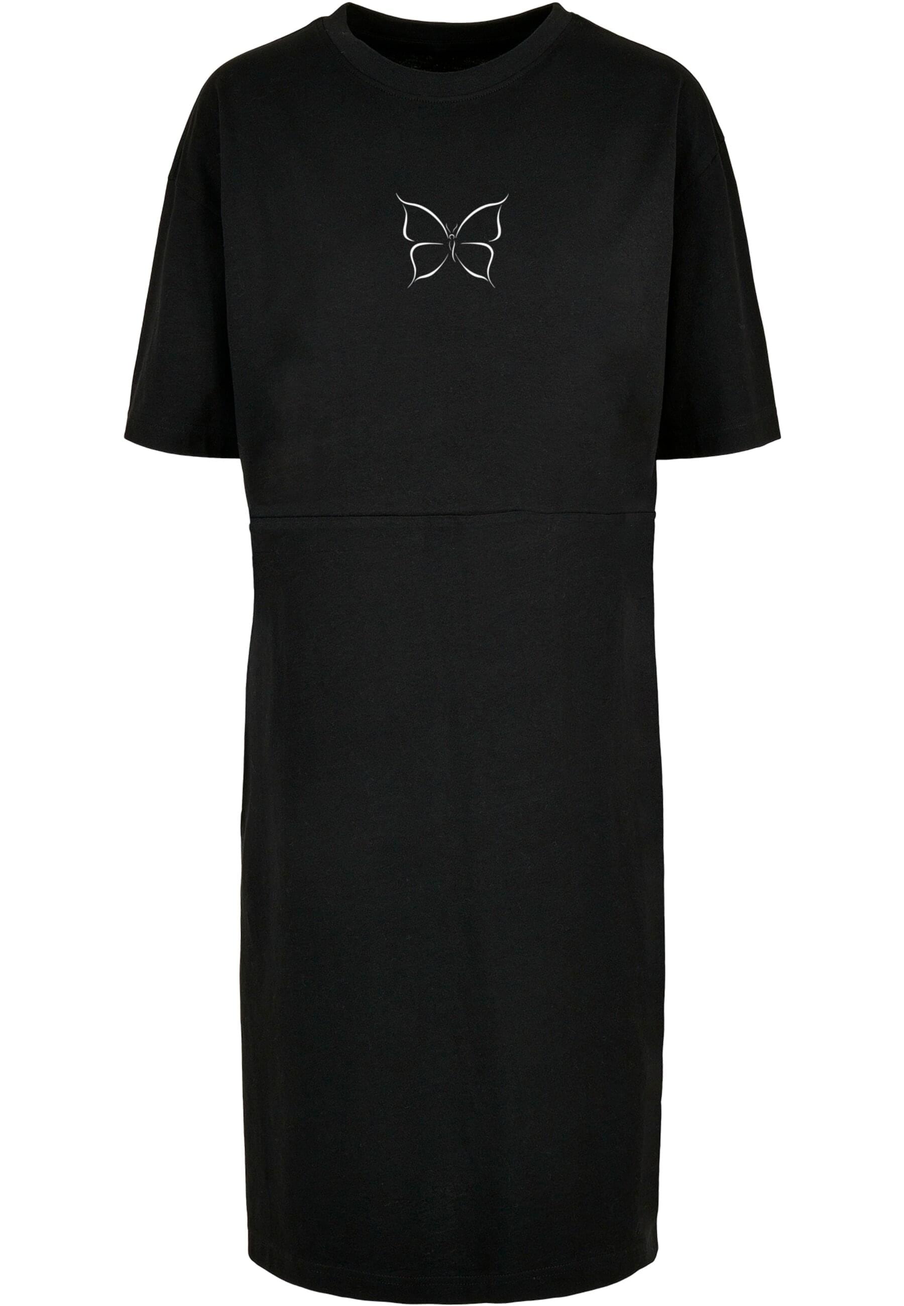 Merchcode Shirtkleid »Merchcode Damen Ladies Spring - Butterfly Oversized Slit Dress«, (1 tlg.)