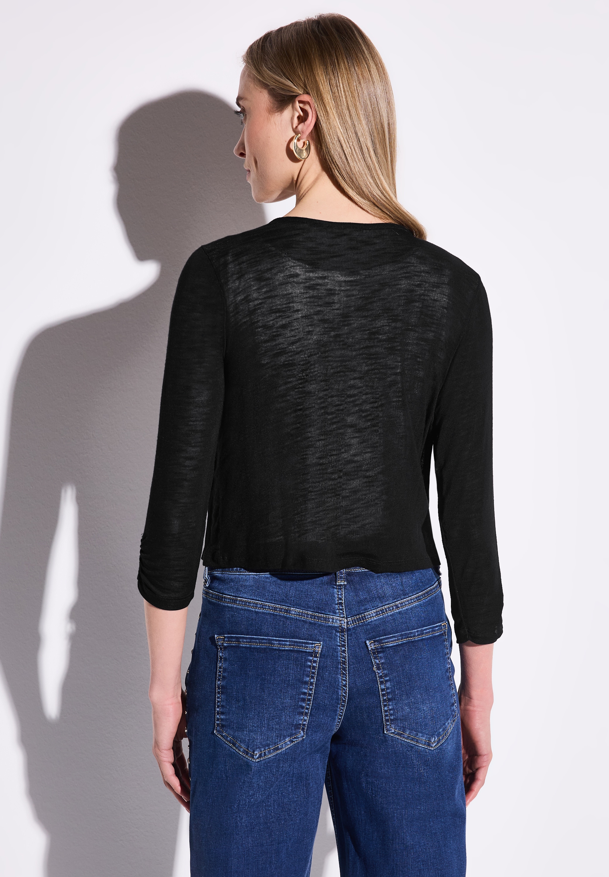 STREET ONE Shirtjacke »Style Suse«, mit 3/4-Ärmel