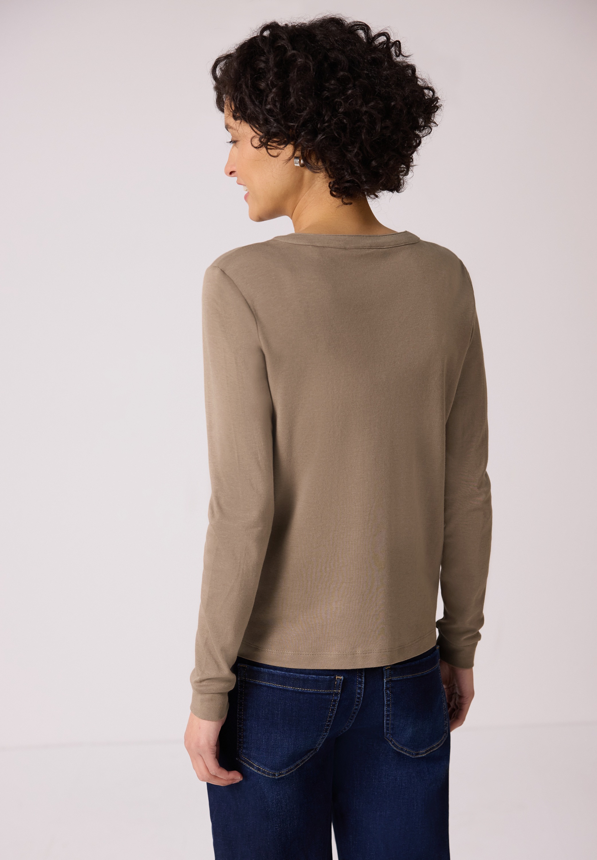 STREET ONE Langarmshirt im Tunika-Style günstig online kaufen