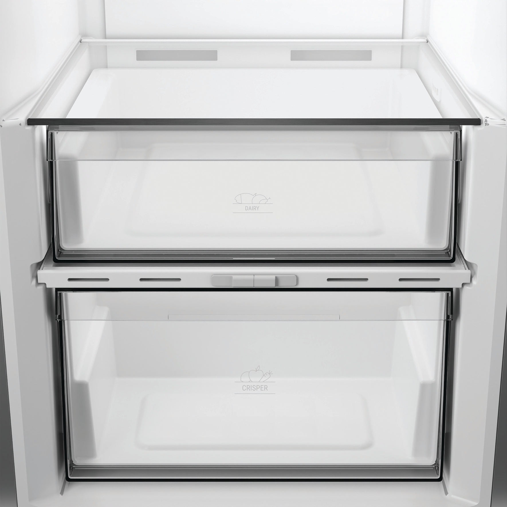 BAUKNECHT Kühlschrank KR 186GD IN »KR 186GC IN« 186,5 cm hoch 59,7 cm breit SmoothFit - 90°-Türöffnung für mehr Komfort