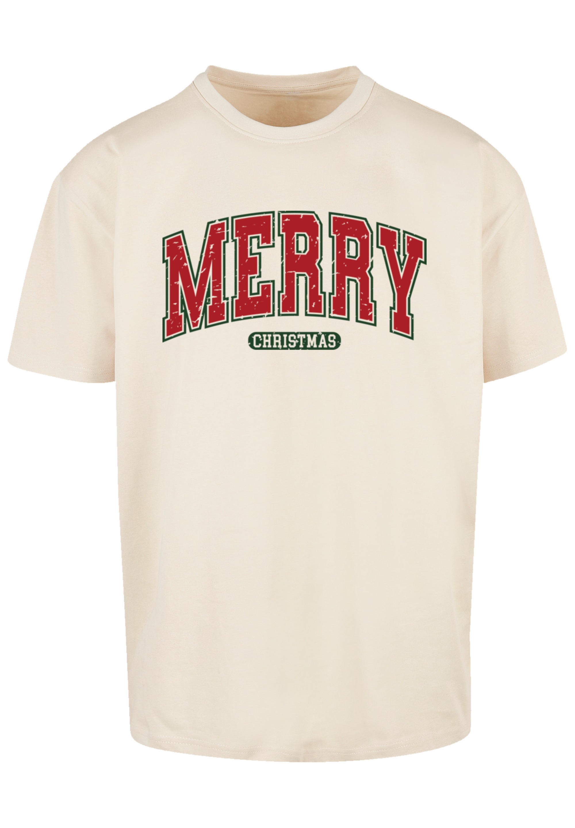 F4NT4STIC T-Shirt »Weihnachten Varsity Retro«, Premium Qualität