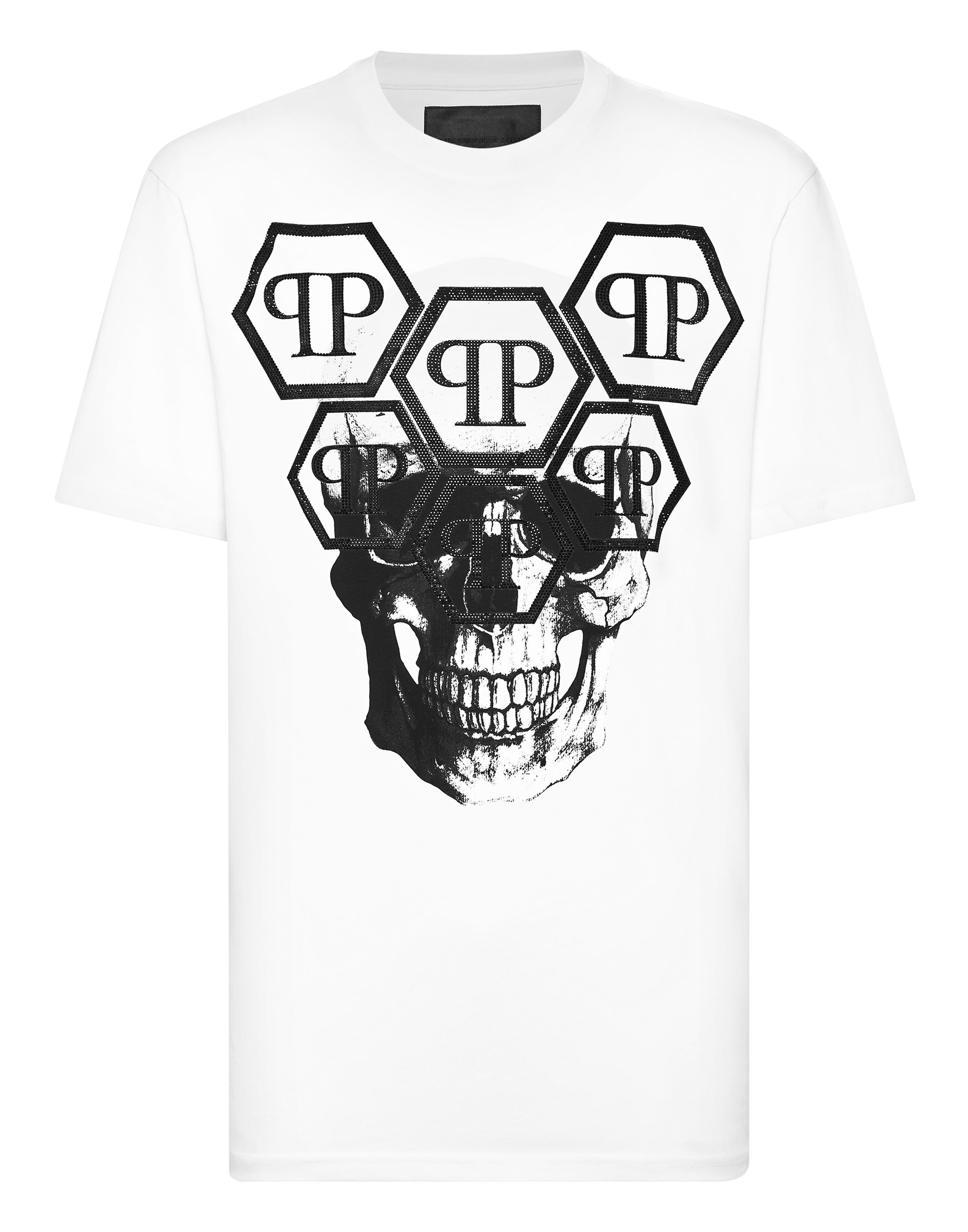 PHILIPP PLEIN T-Shirt »Skull Mit Schmucksteinen«