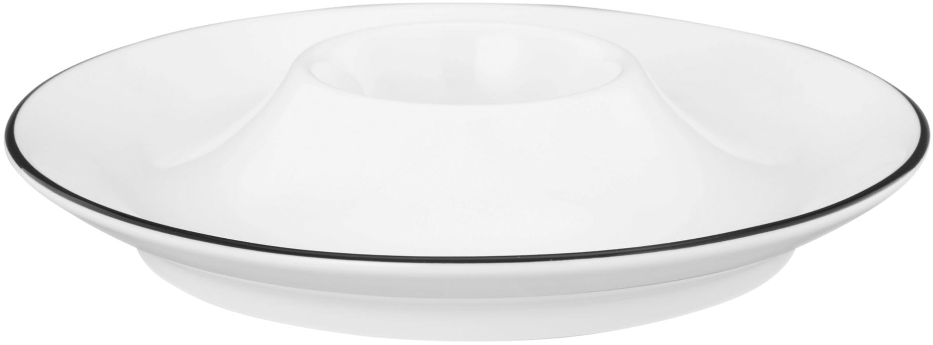 Seltmann Weiden Eierbecher "LIDO Black Line" Porzellan, Eierbecher, schwarz günstig online kaufen