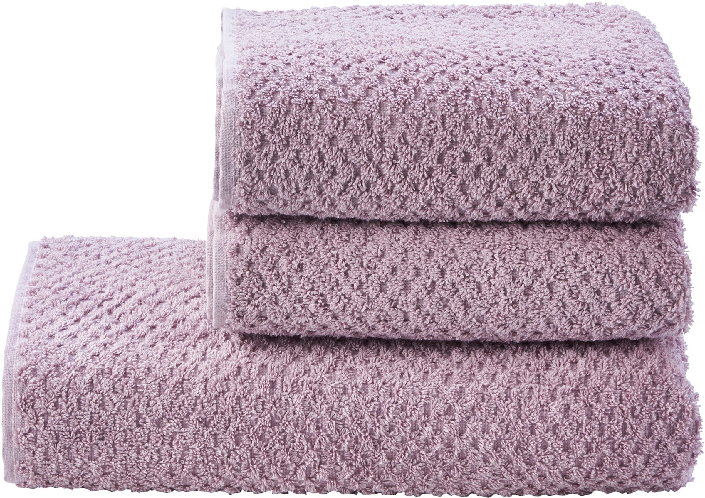 done. Handtuch Set "Provence Honeycomb" in Honigwaben-Optik, mit Fransen günstig online kaufen