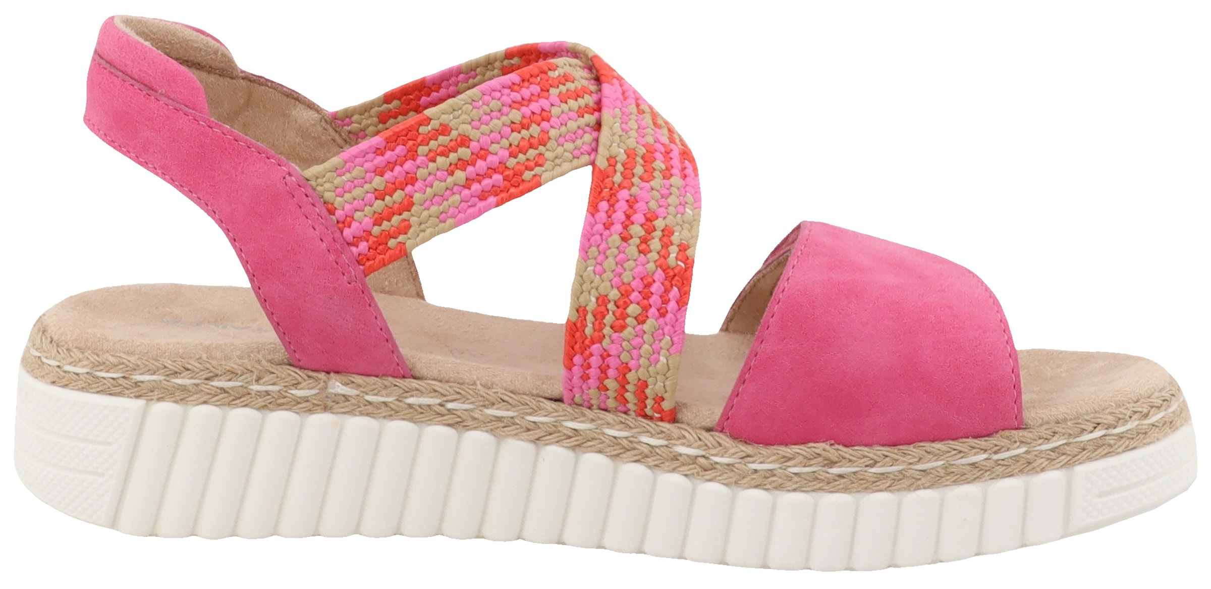 TOM TAILOR Sandalette, Plateau, Riemchensandale, Klettverschluss für leichtes Anziehen