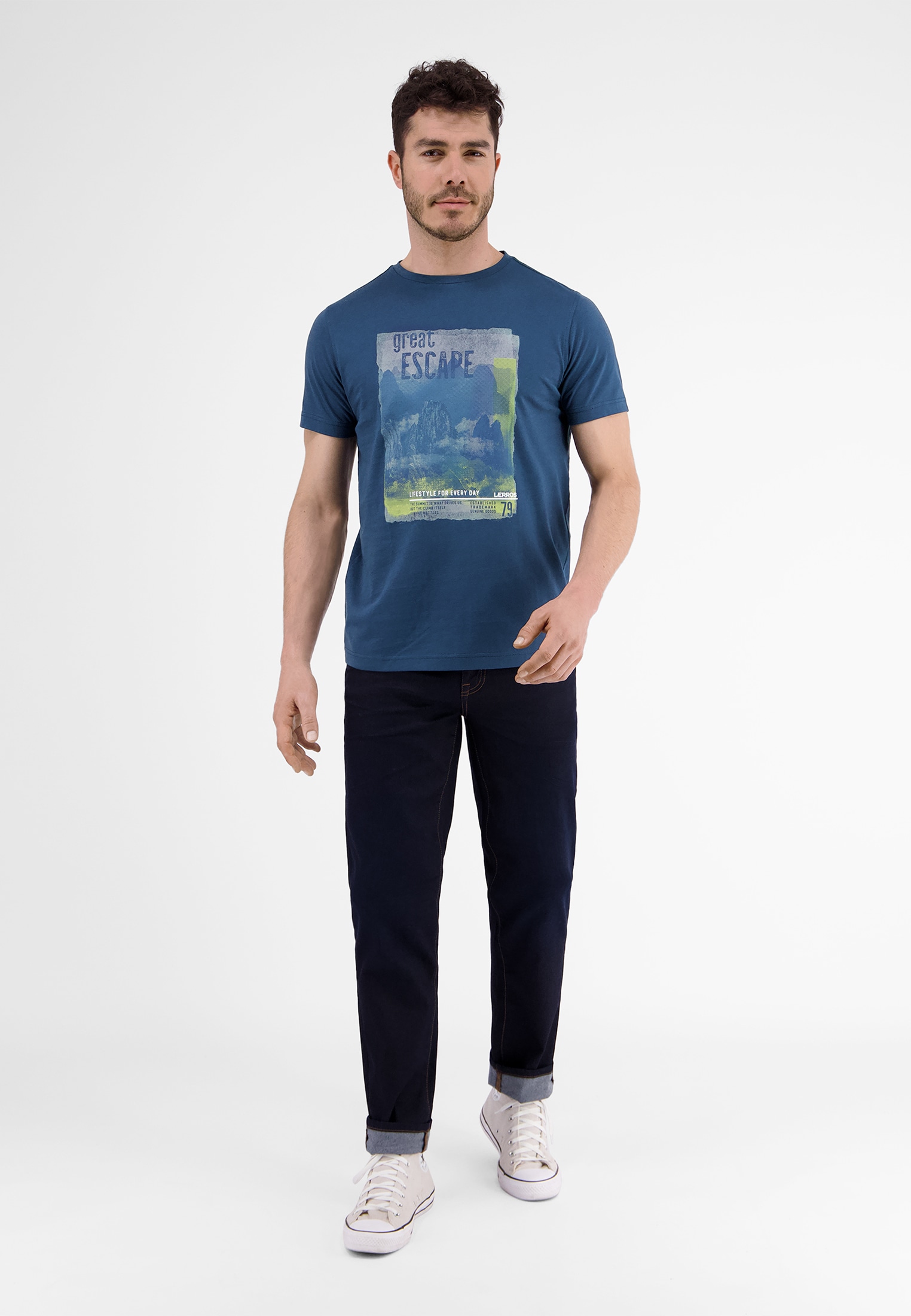 LERROS T-Shirt »LERROS T-Shirt *Great Escape*«