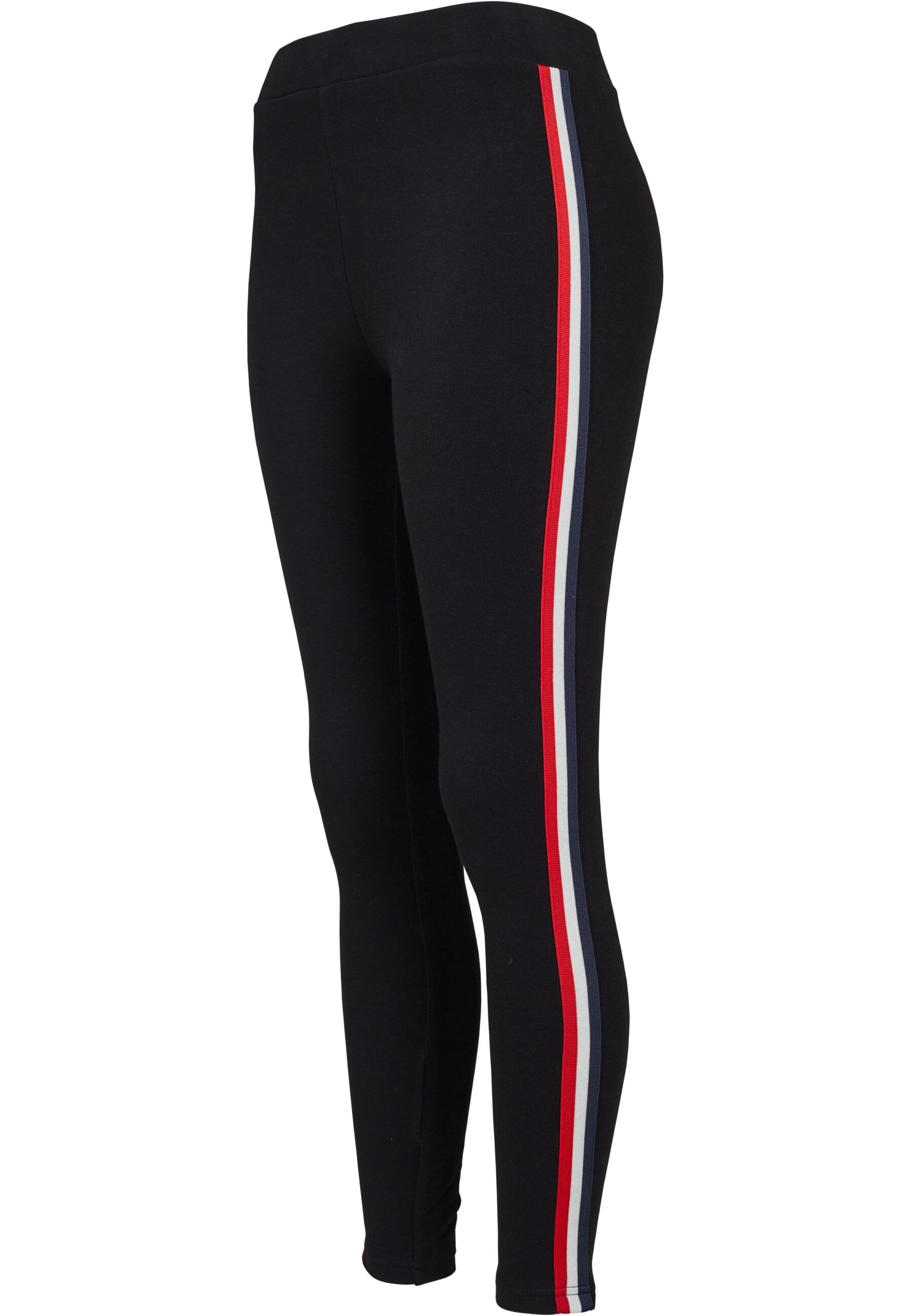 URBAN CLASSICS Leggings »Urban Classics Damen Ladies 3-Tone Tape Leggings«, (1 tlg.)