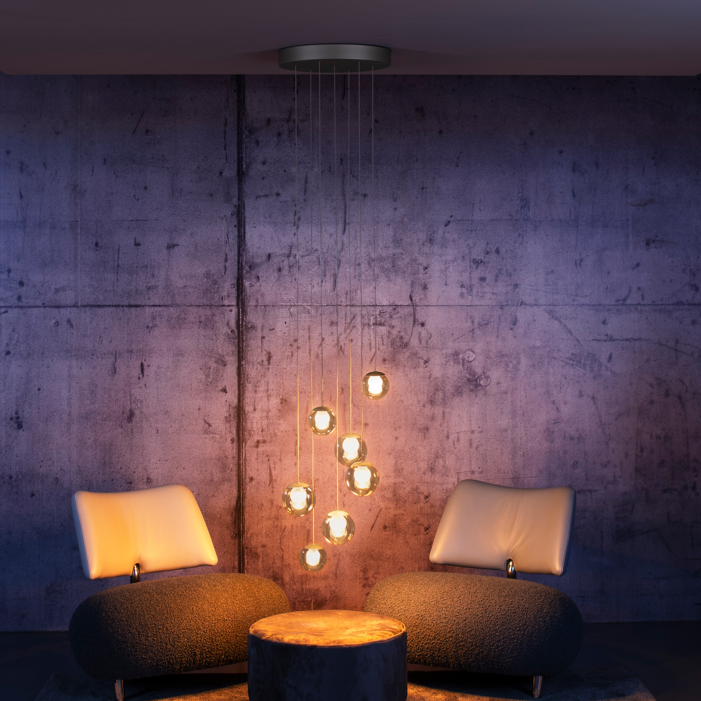 Neuhaus PURE LED Pendelleuchte »PURE Popup« LED-Board 1 Stk. warmweiß - kaltweiß Comfort Lift, CCT, dimmbar über Fernbedienung