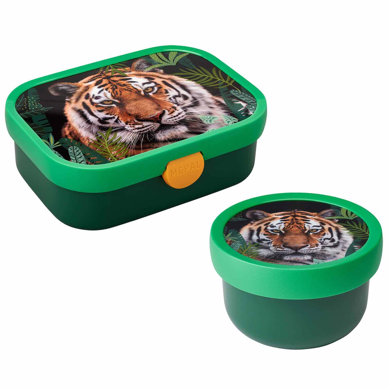 Mepal Lunchbox "Obst- und Bentobox Wild Tiger Campus 300 & 750 ml bunt"