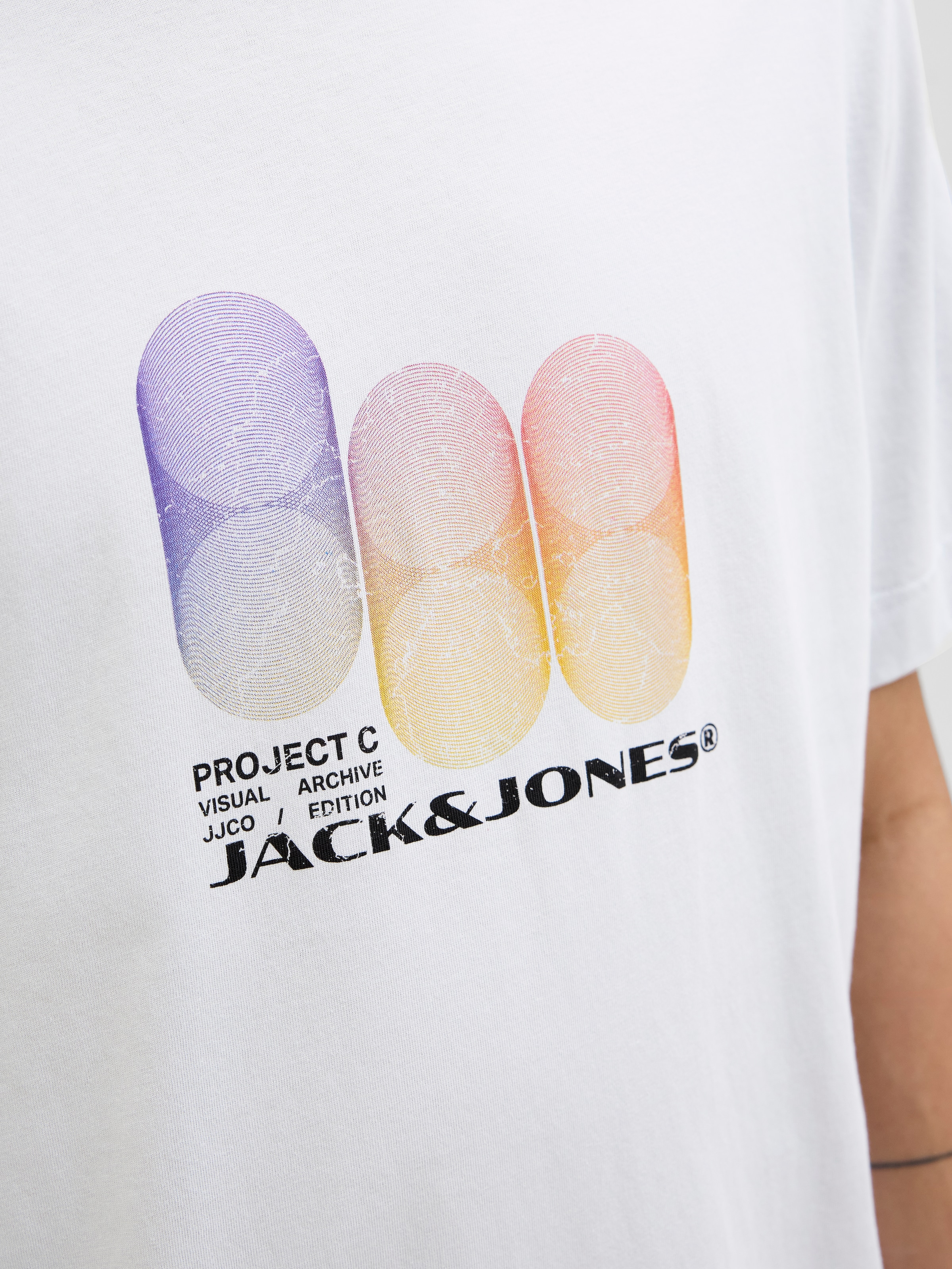 Jack & Jones PlusSize Print-Shirt »JCOCALMA TEE SS CREW NECK FST PLS«, mit Logo Print