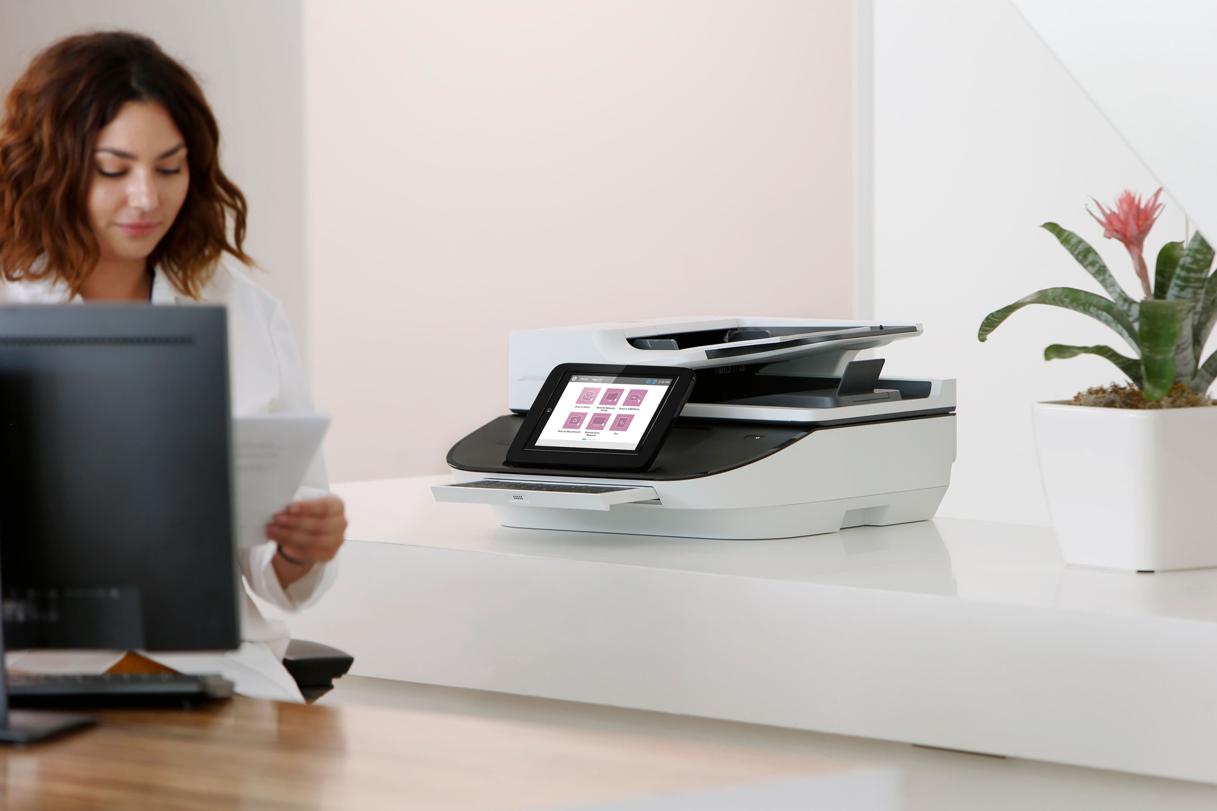 HP Scanner »Digital Sender Flow 8500 fn2 Workstation zur Dokumentenerfassung«