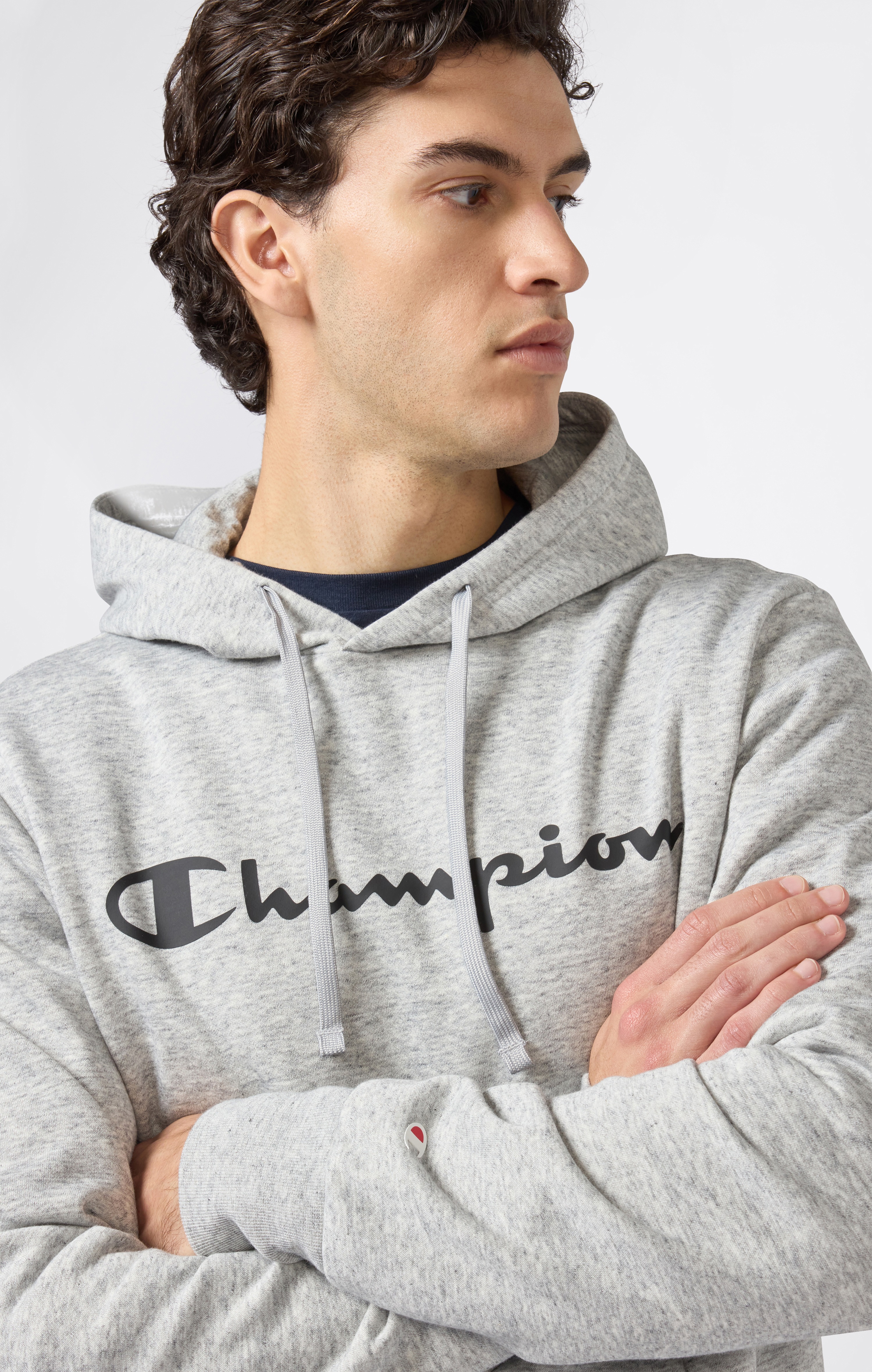 Thumbnail - Champion Kapuzensweatshirt "BASICS Fleece Hoodie Large Logo", 1 Stk.