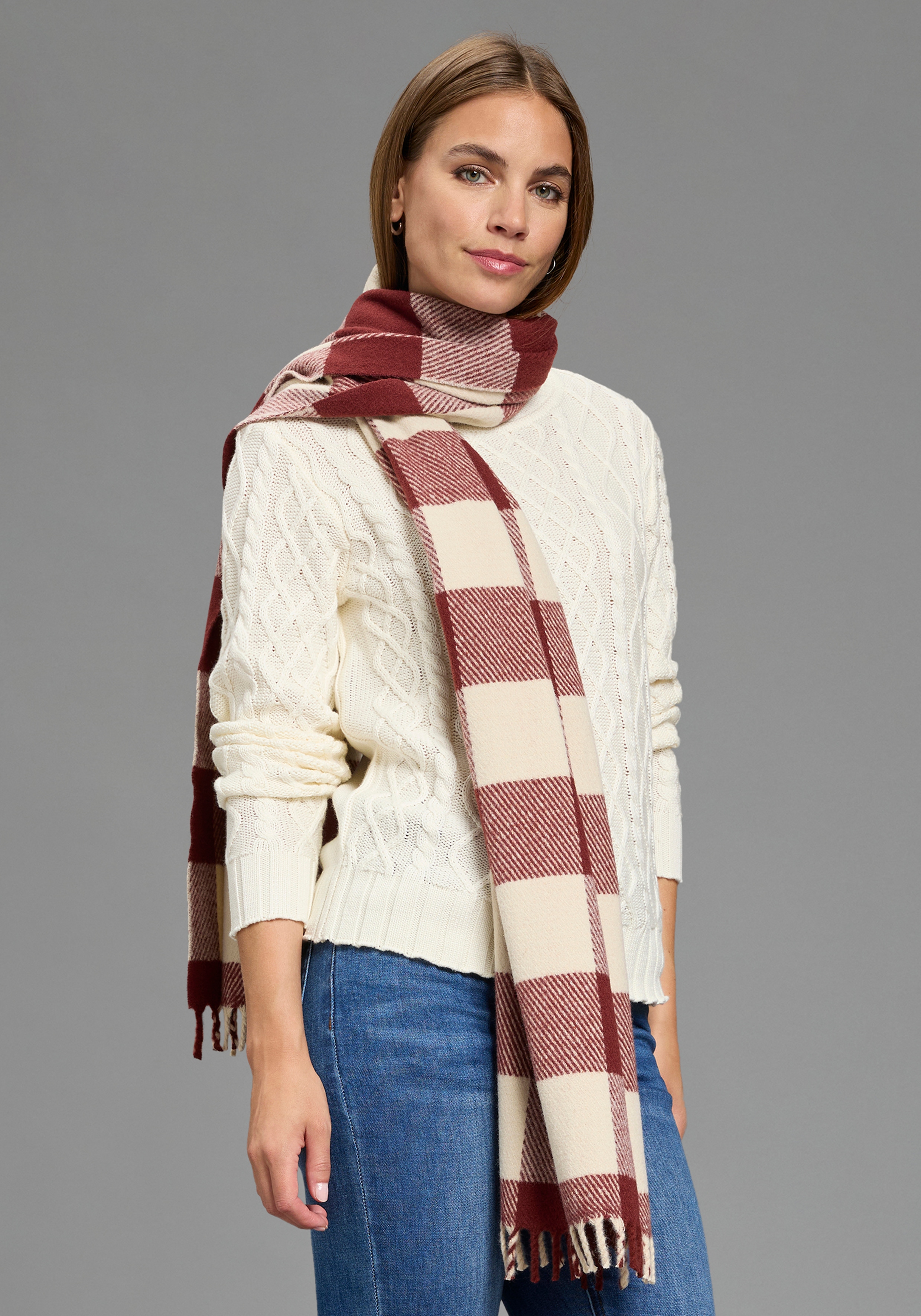 Laura Scott Modeschal in verschiedenen Farben - NEW im Karo-Design