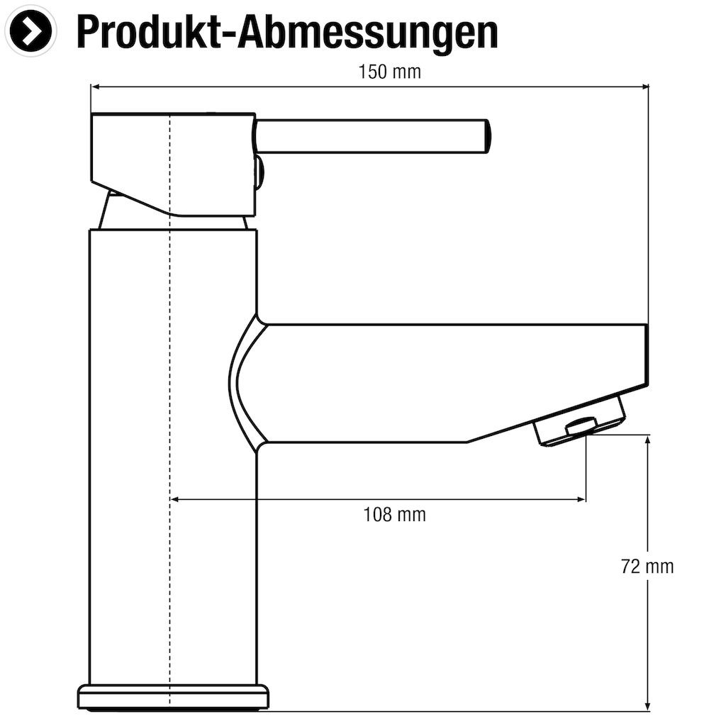 CORNAT Waschtischarmatur »Calo«