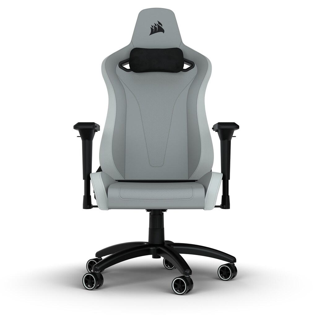 Corsair Gaming-Stuhl »TC200 Leatherette Gaming Chair, Standard Fit, Light Grey/White«