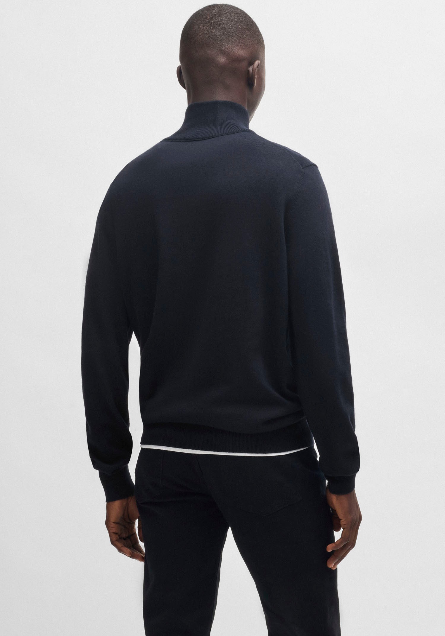 BOSS ORANGE Rollkragenpullover "Kanobix", mit Ton-in-Ton Logo günstig online kaufen
