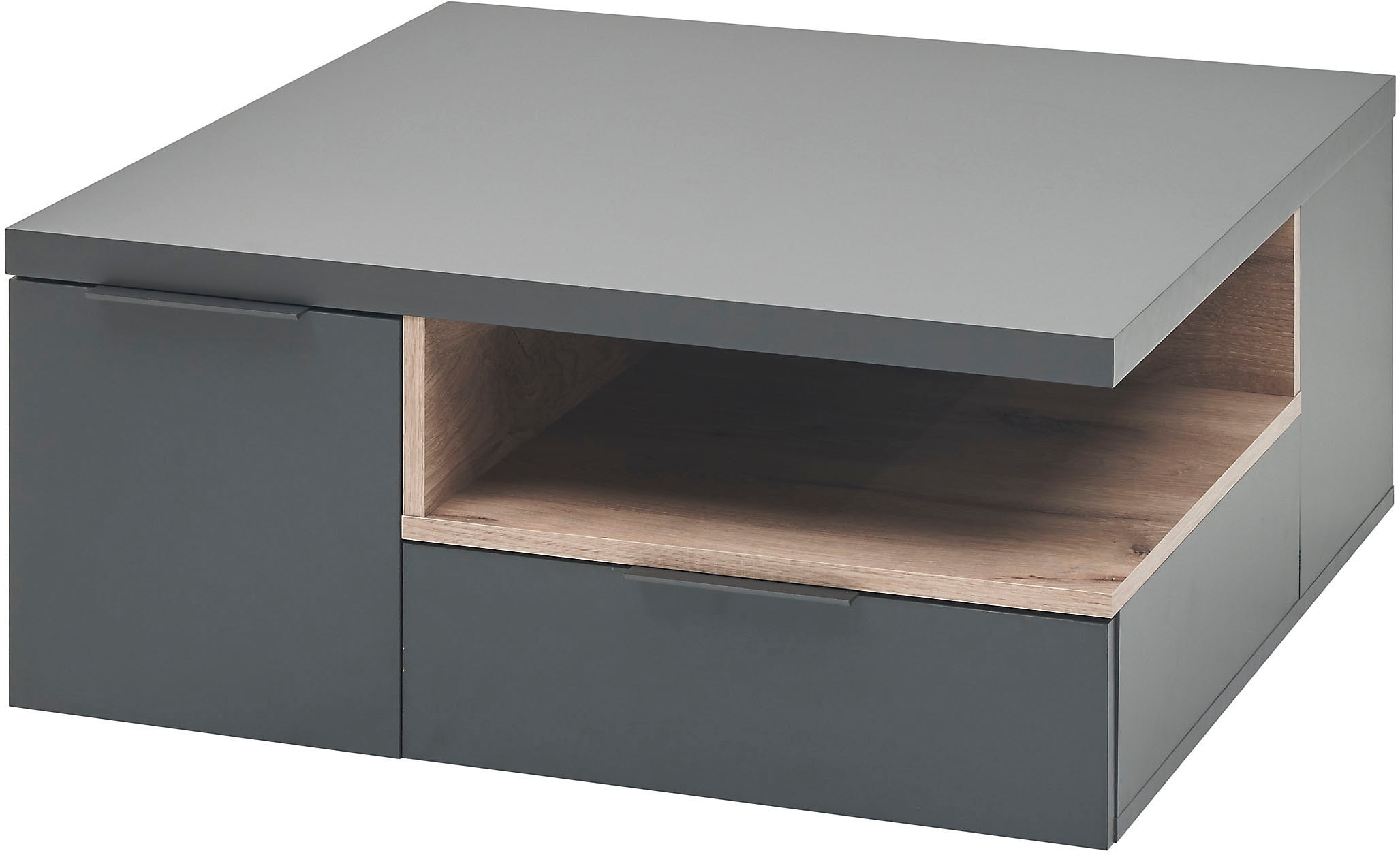 HBZ Couchtisch »Enna, TOPSELLER!«, (), 80x80 cm, Wohnzimmertisch mit Schubkästen, melaminbeschichtet