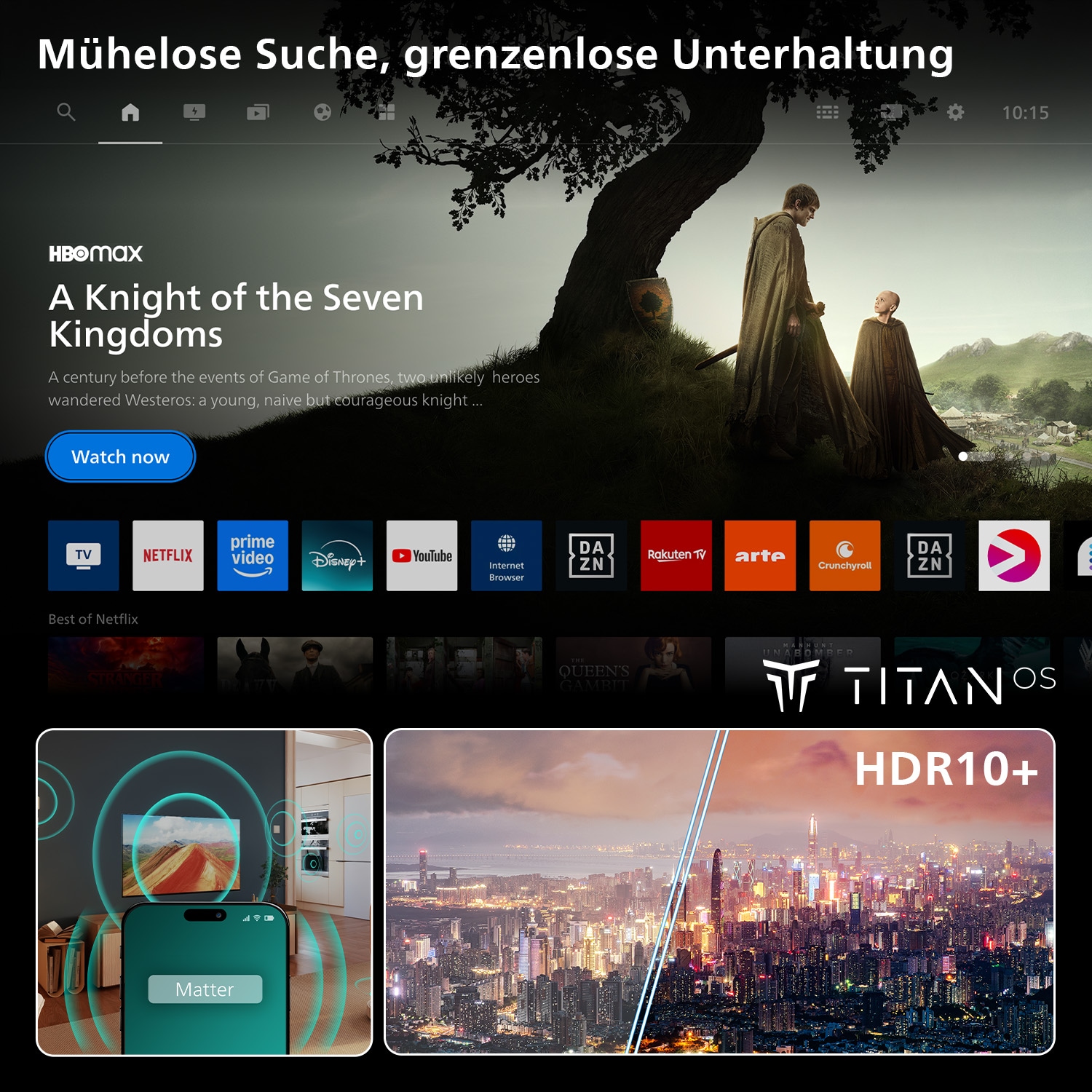 Philips QLED-Fernseher »50PQS7801/12« 126 cm/50 ″ Smart-TV