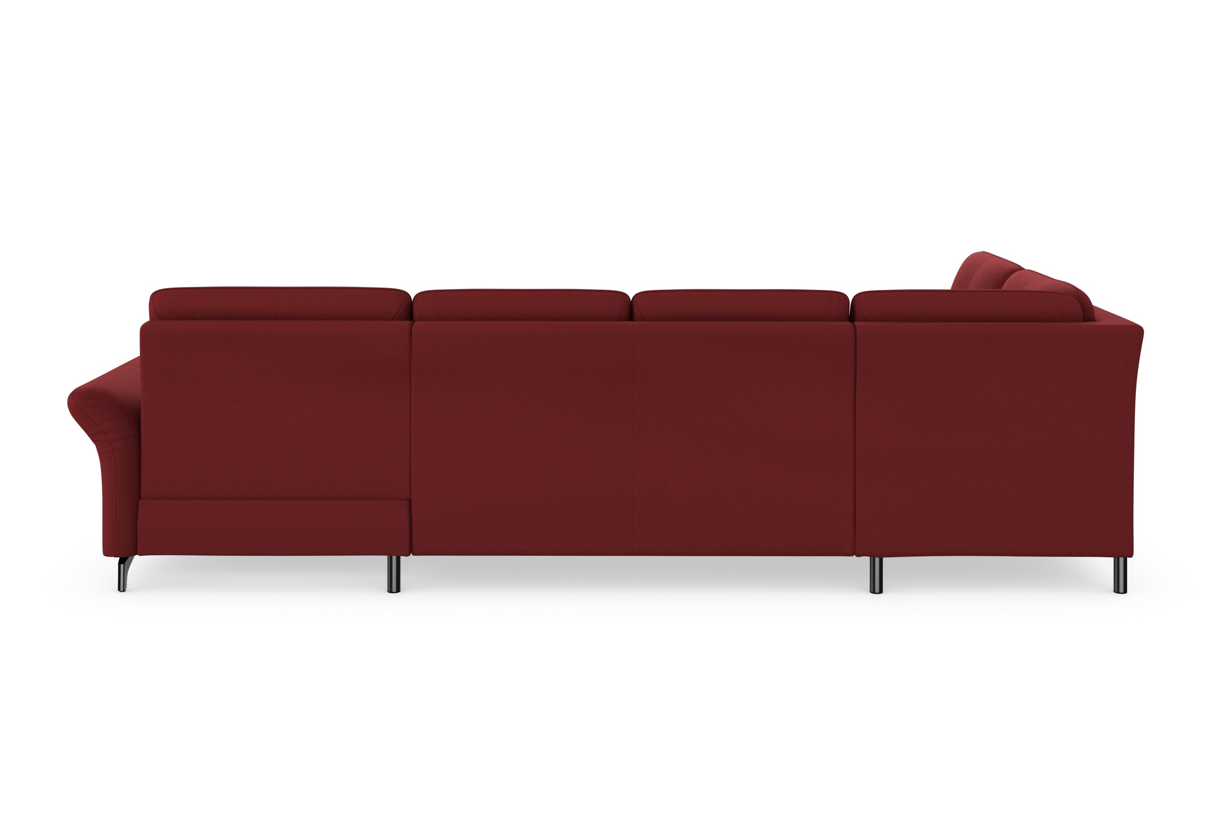Home Affaire Calando U-Shape Sectional Sofa Bordeaux 2
