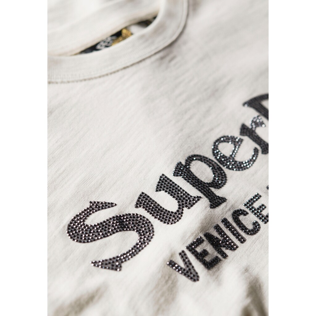 Superdry T-Shirt »METALLIC VENUE RELAXED TEE«